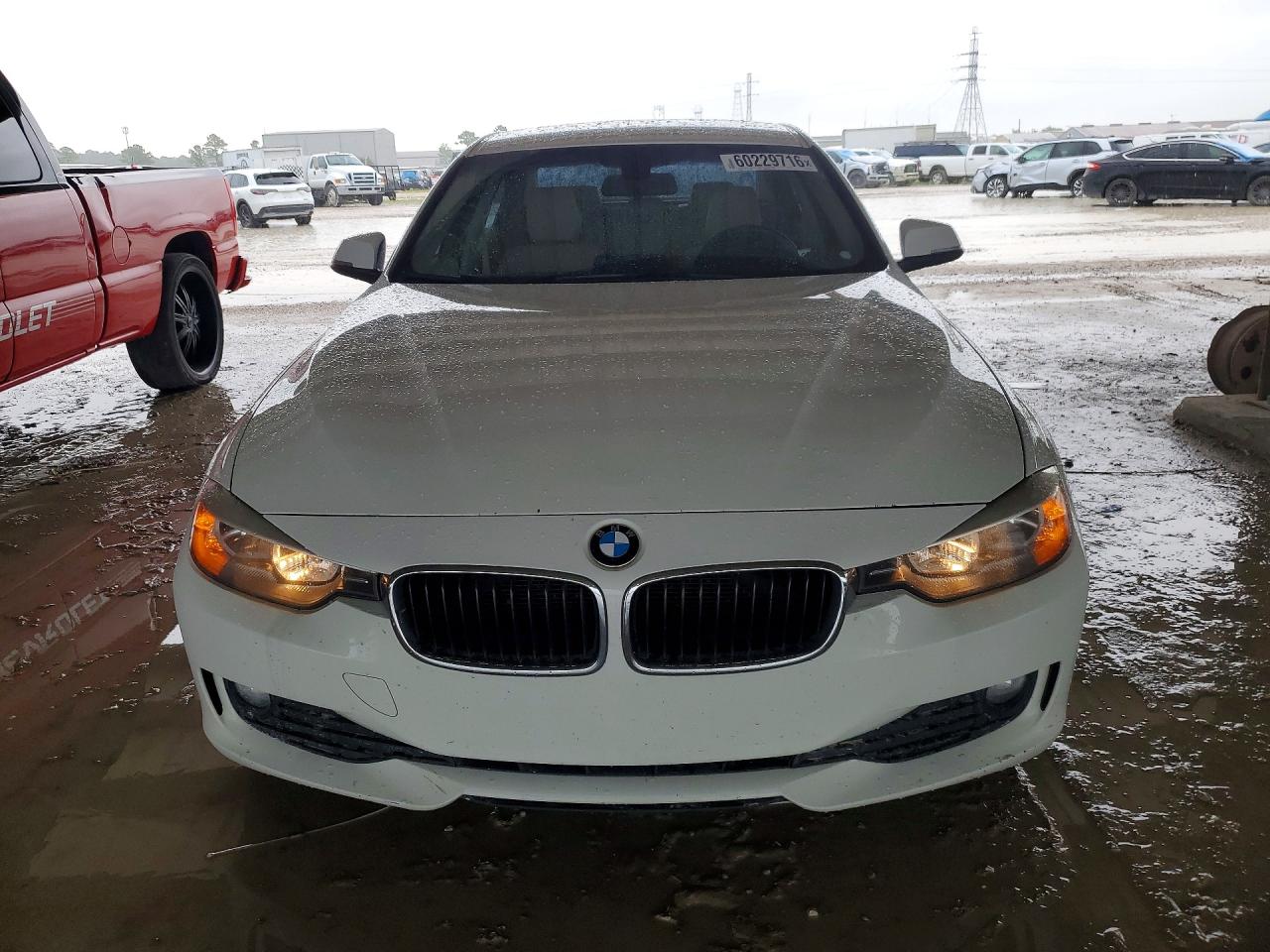 2015 Bmw 320 I White vin: WBA3B1C58FK136052