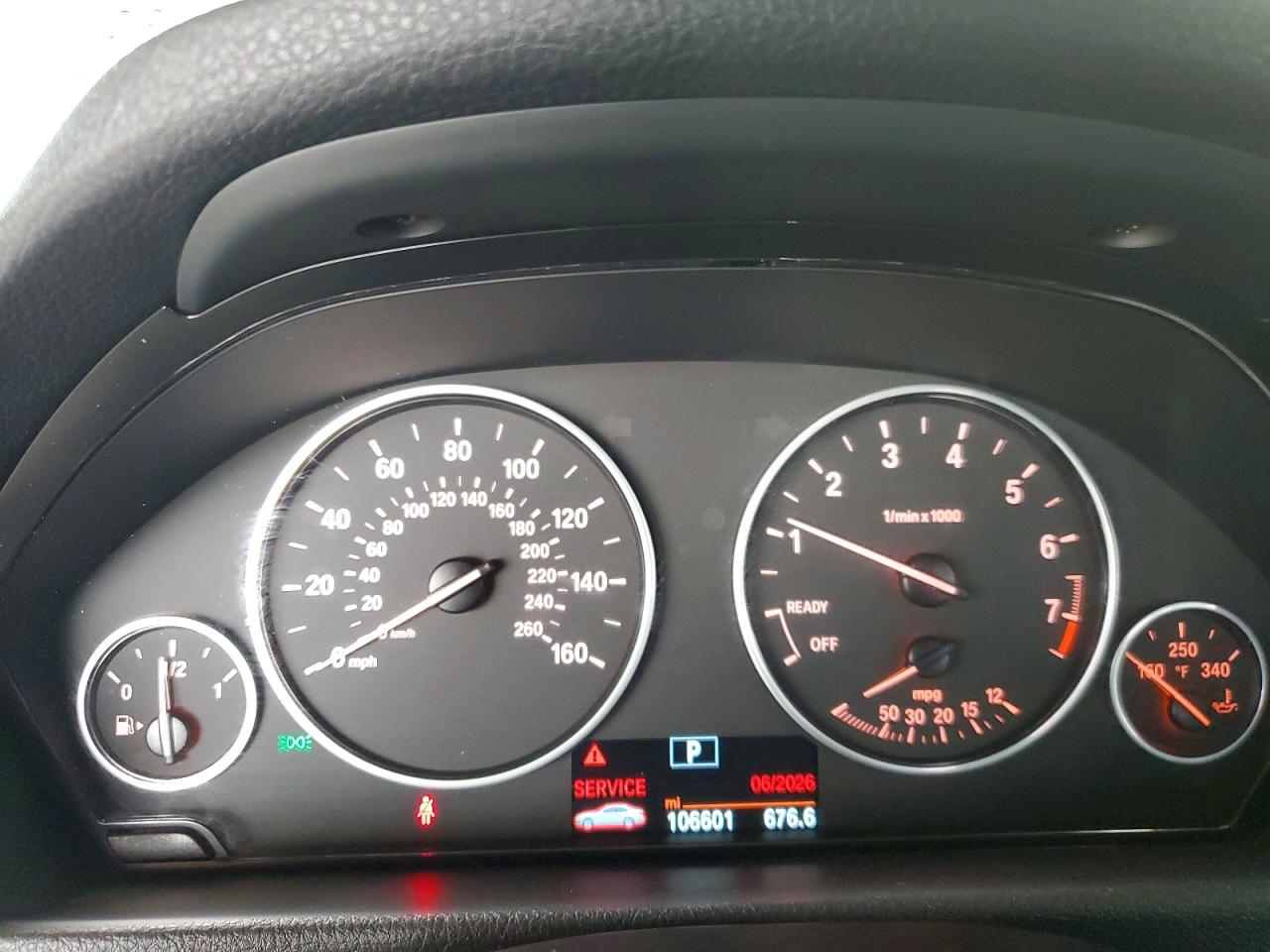 2015 Bmw 320 I White vin: WBA3B1C58FK136052