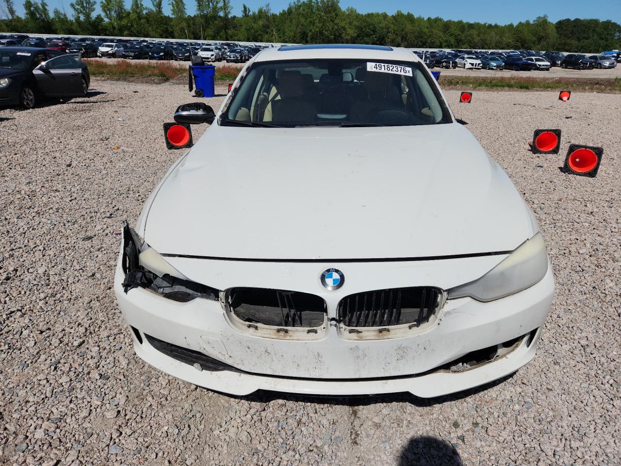 2015 Bmw 320 I White vin: WBA3B1C58FK137296