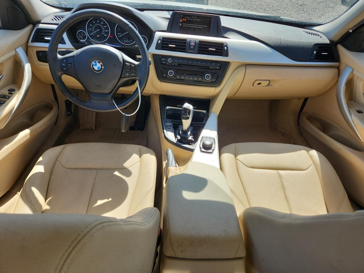 2015 Bmw 320 I White vin: WBA3B1C58FK137296