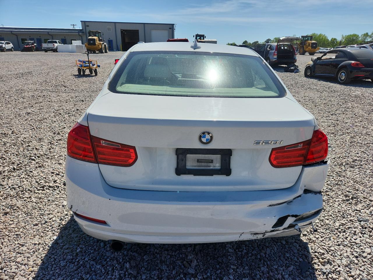 2015 Bmw 320 I White vin: WBA3B1C58FK137296