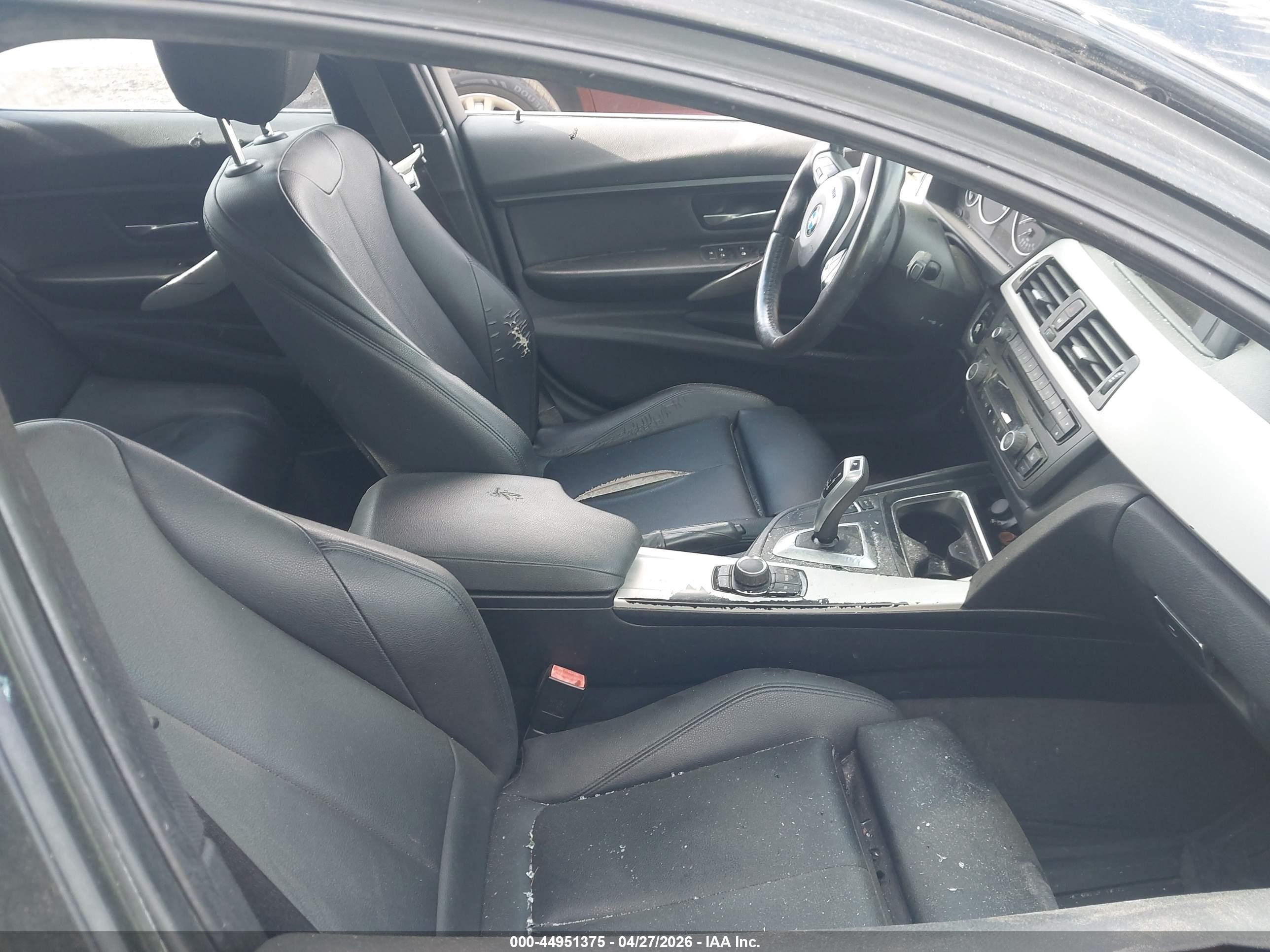 2015 Bmw 320i   Black vin: WBA3B1C58FK139145