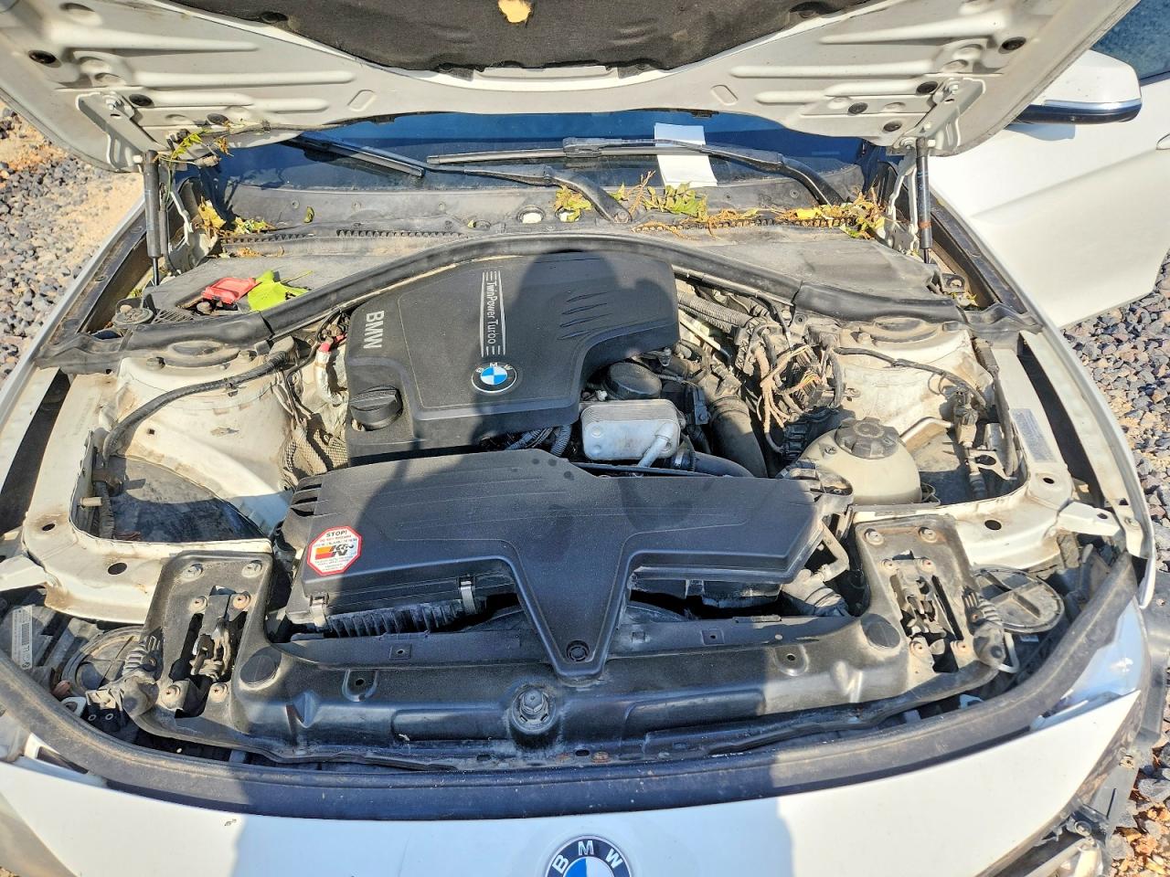 2013 Bmw 320 White vin: WBA3B1C5XDK130217