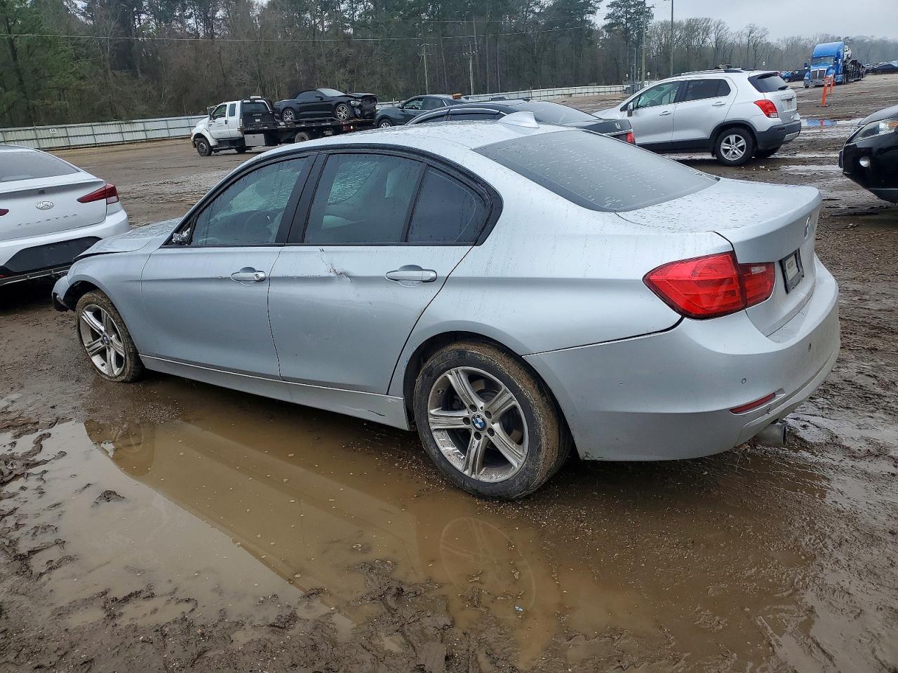 2014 Bmw 320 I Silver vin: WBA3B1C5XEP680277