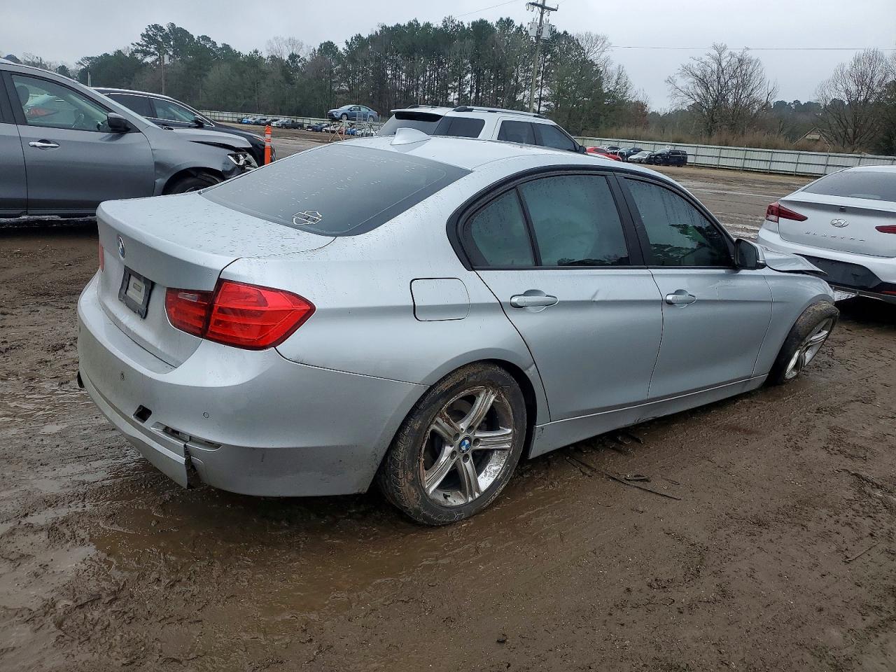 2014 Bmw 320 I Silver vin: WBA3B1C5XEP680277