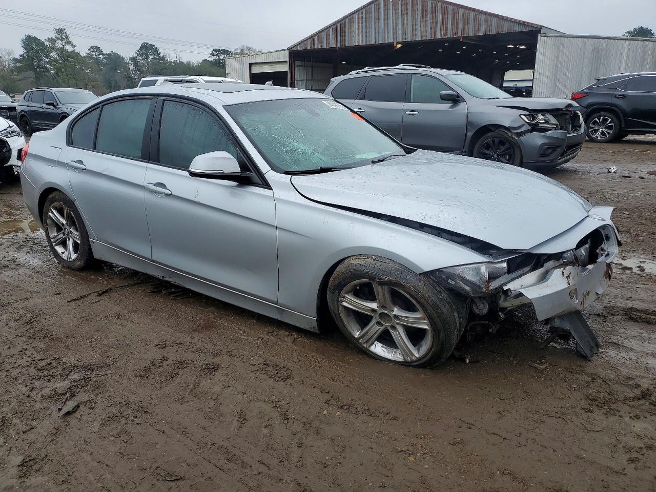 2014 Bmw 320 I Silver vin: WBA3B1C5XEP680277