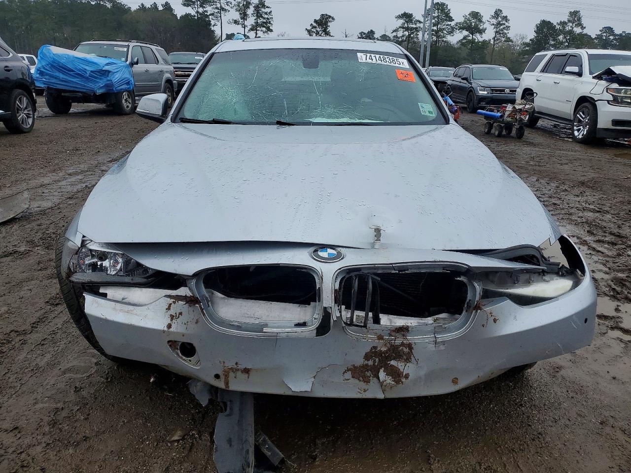 2014 Bmw 320 I Silver vin: WBA3B1C5XEP680277