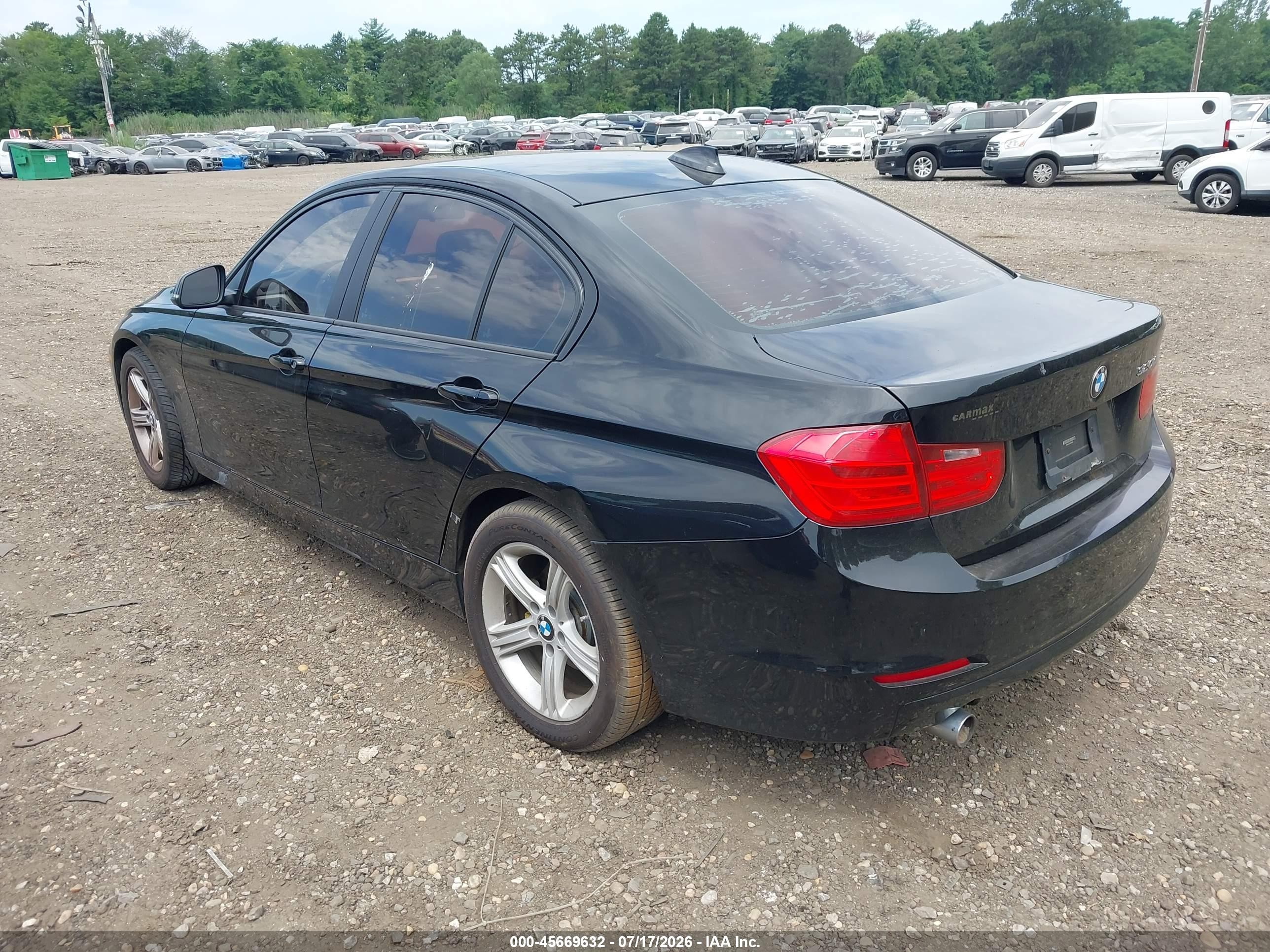2015 Bmw 320i   Черный vin: WBA3B1C5XF5A05836