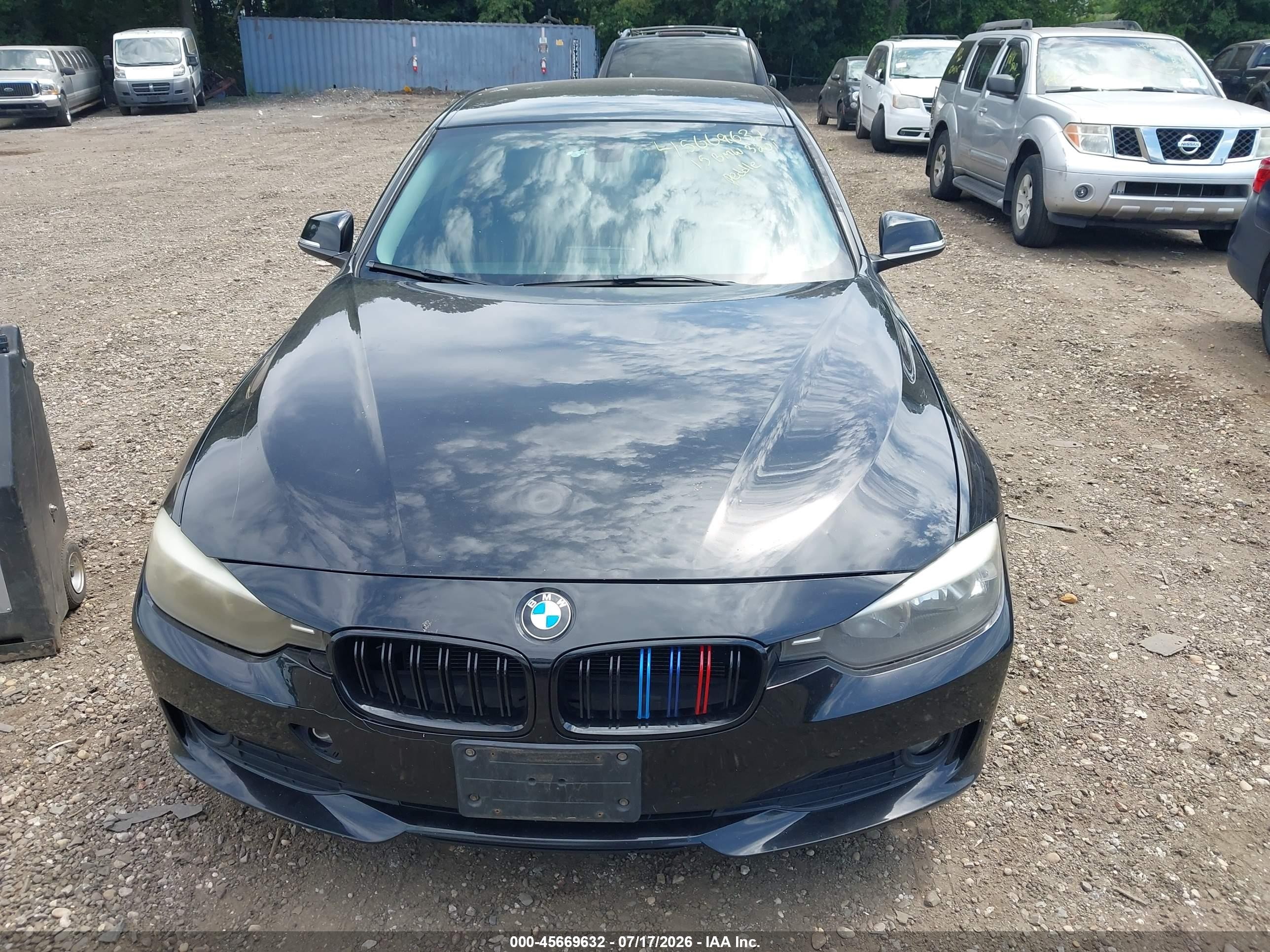 2015 Bmw 320i   Черный vin: WBA3B1C5XF5A05836