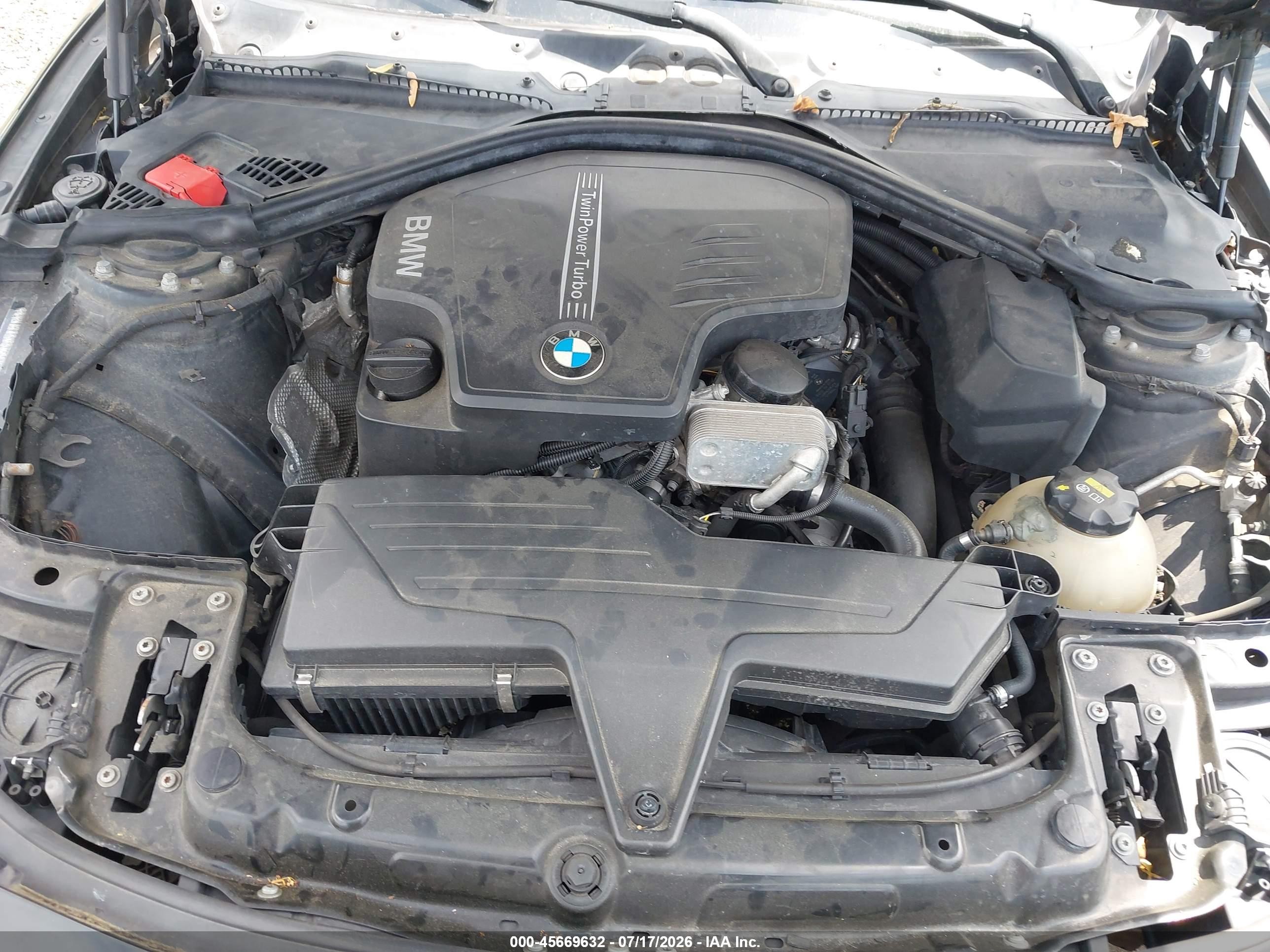 2015 Bmw 320i   Черный vin: WBA3B1C5XF5A05836