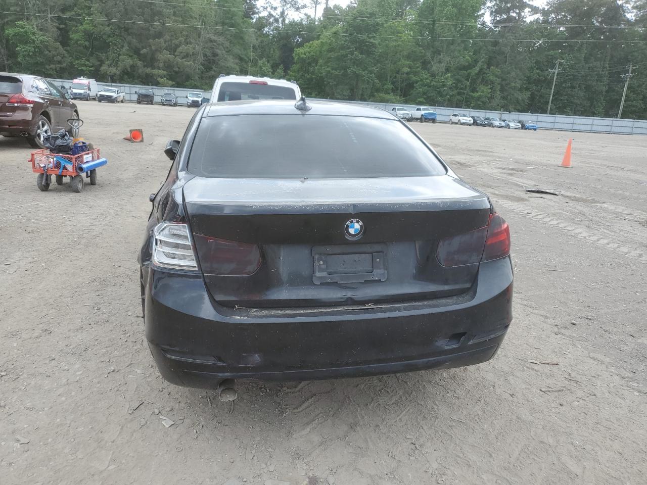 2015 Bmw 320 I Black vin: WBA3B1C5XFP831586