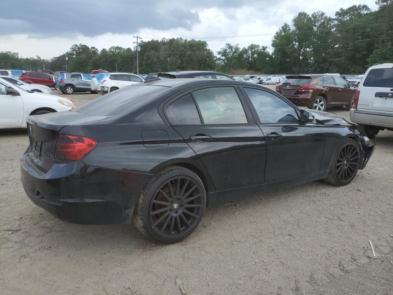 2015 Bmw 320 I Black vin: WBA3B1C5XFP831586