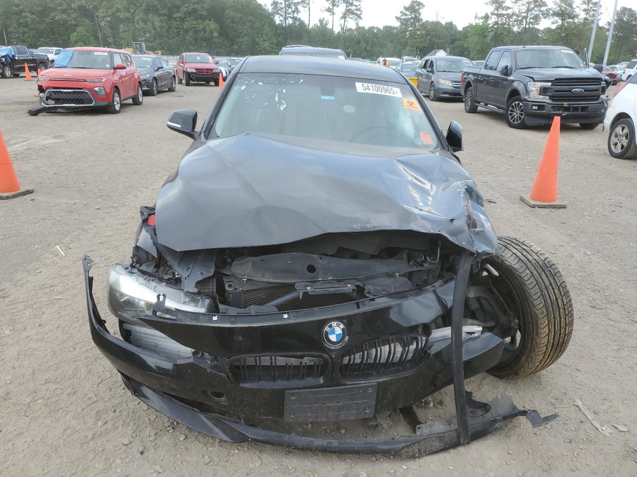 2015 Bmw 320 I Black vin: WBA3B1C5XFP831586