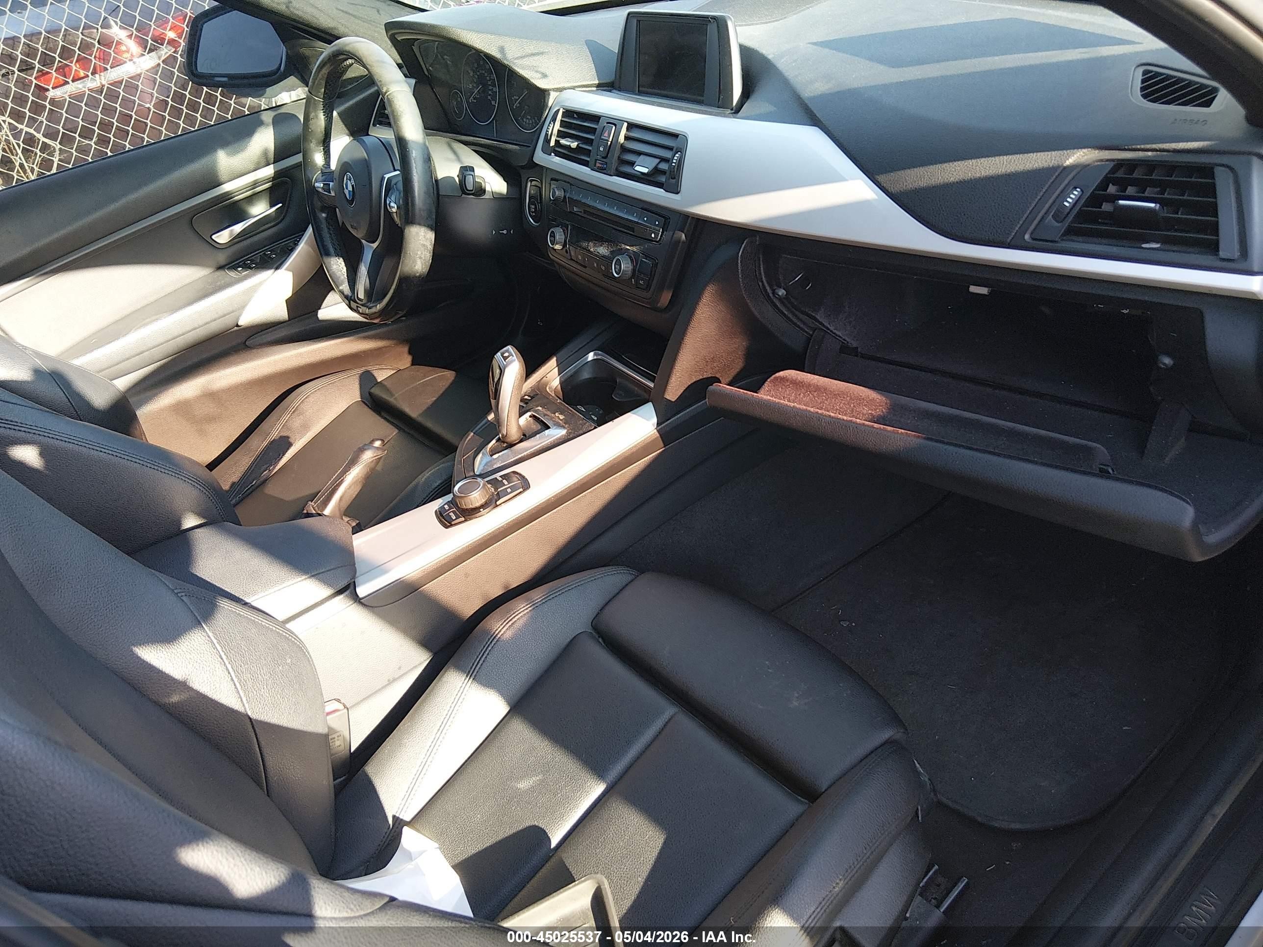 2014 Bmw 320i   Gray vin: WBA3B1G50ENS77981