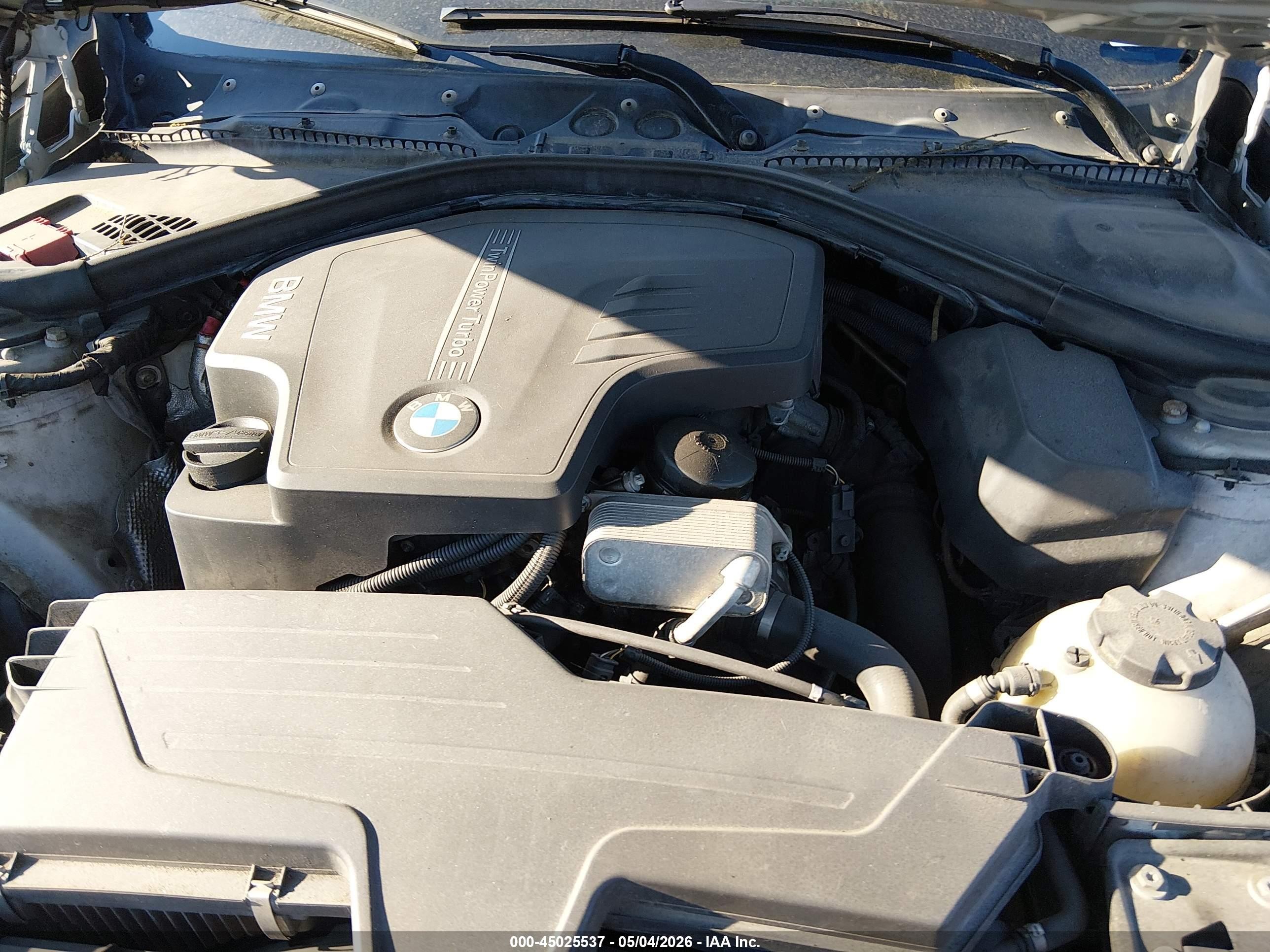 2014 Bmw 320i   Gray vin: WBA3B1G50ENS77981