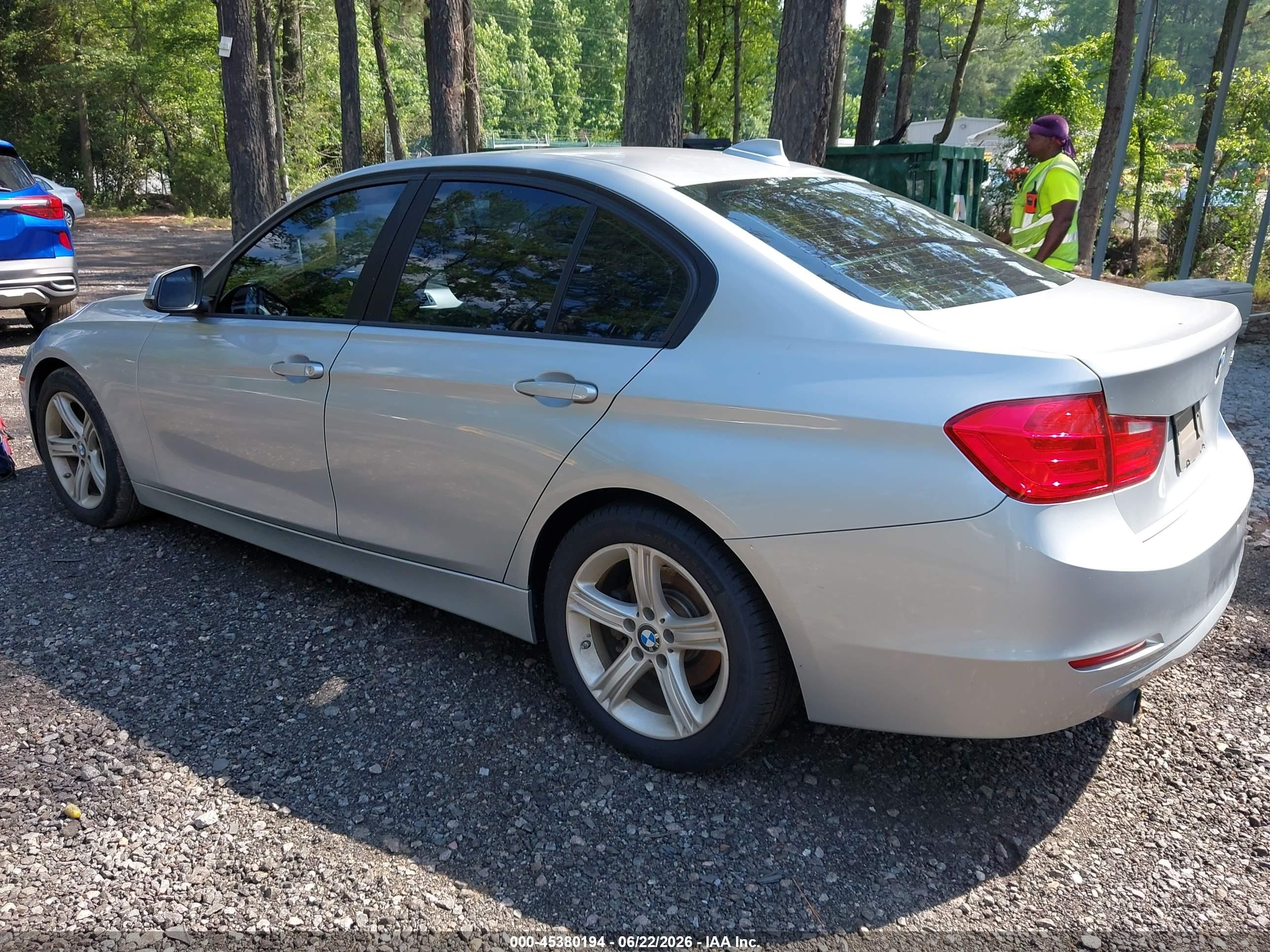 2014 Bmw 320i   Silver vin: WBA3B1G50ENT01065