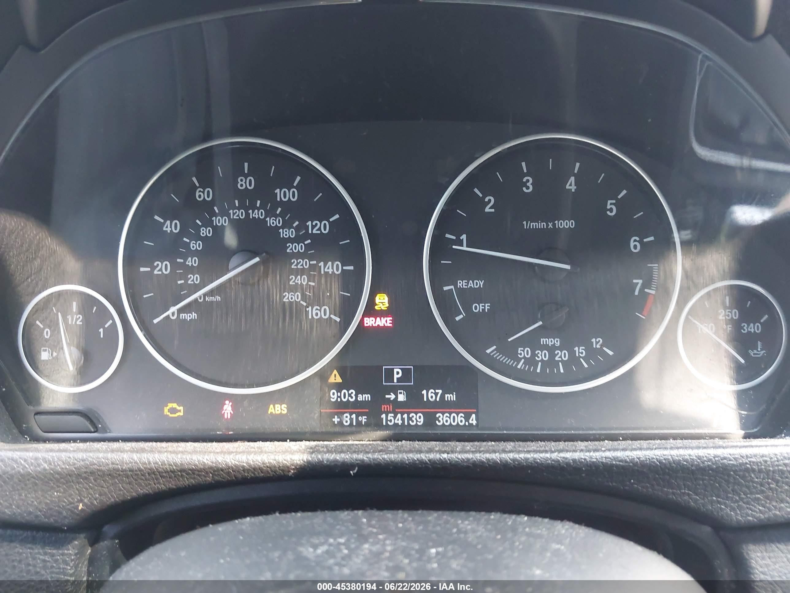 2014 Bmw 320i   Silver vin: WBA3B1G50ENT01065