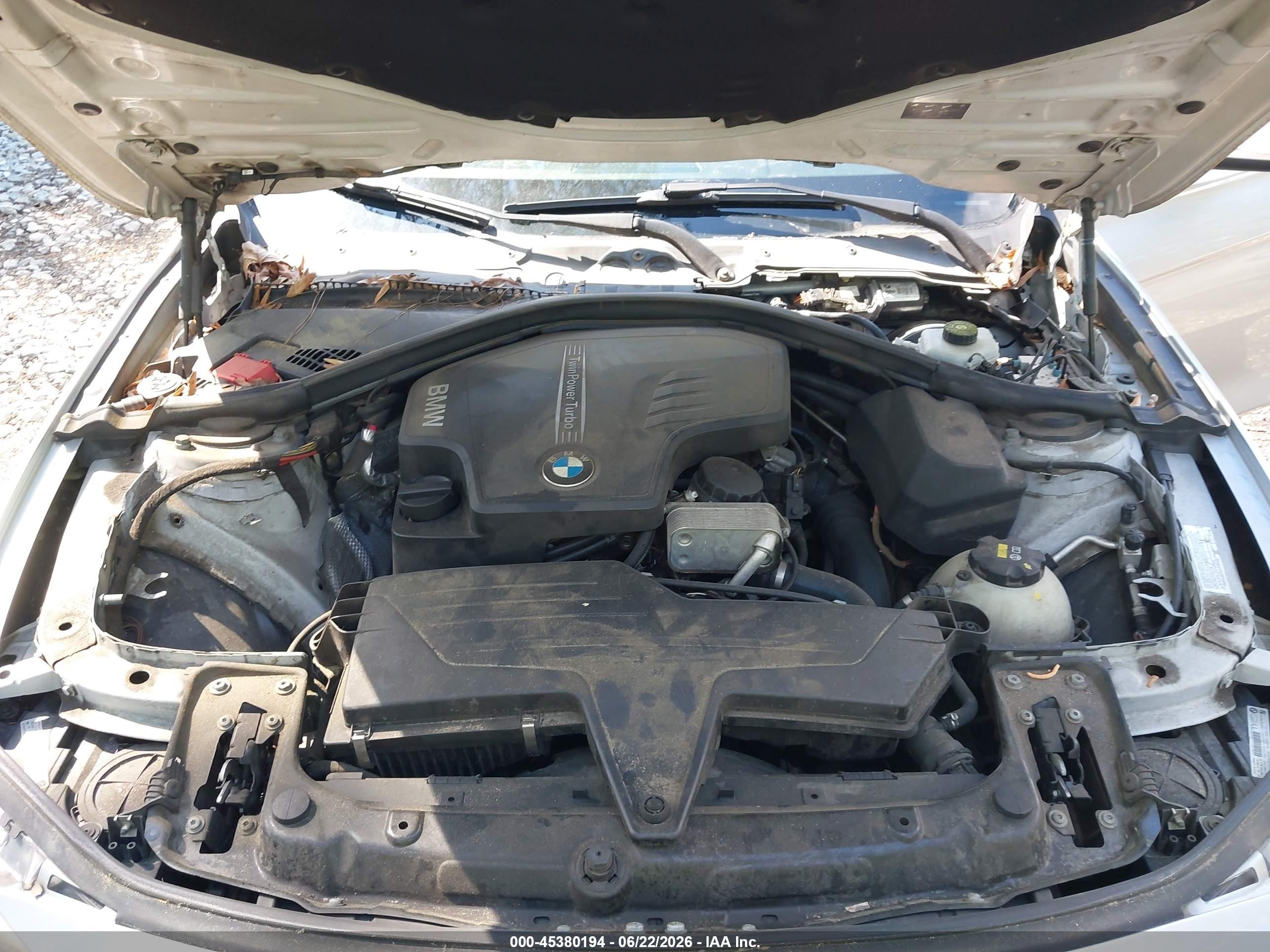 2014 Bmw 320i   Silver vin: WBA3B1G50ENT01065