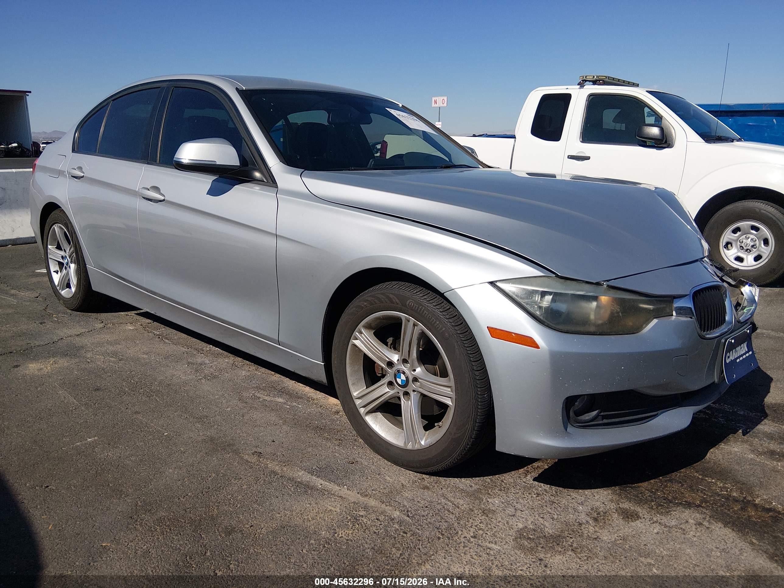 2015 Bmw 320i   Gray vin: WBA3B1G50FNT02024