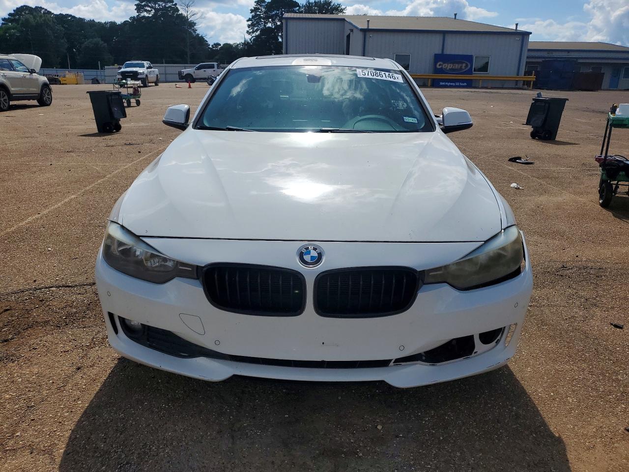 2015 Bmw 320 I White vin: WBA3B1G51FNT07409