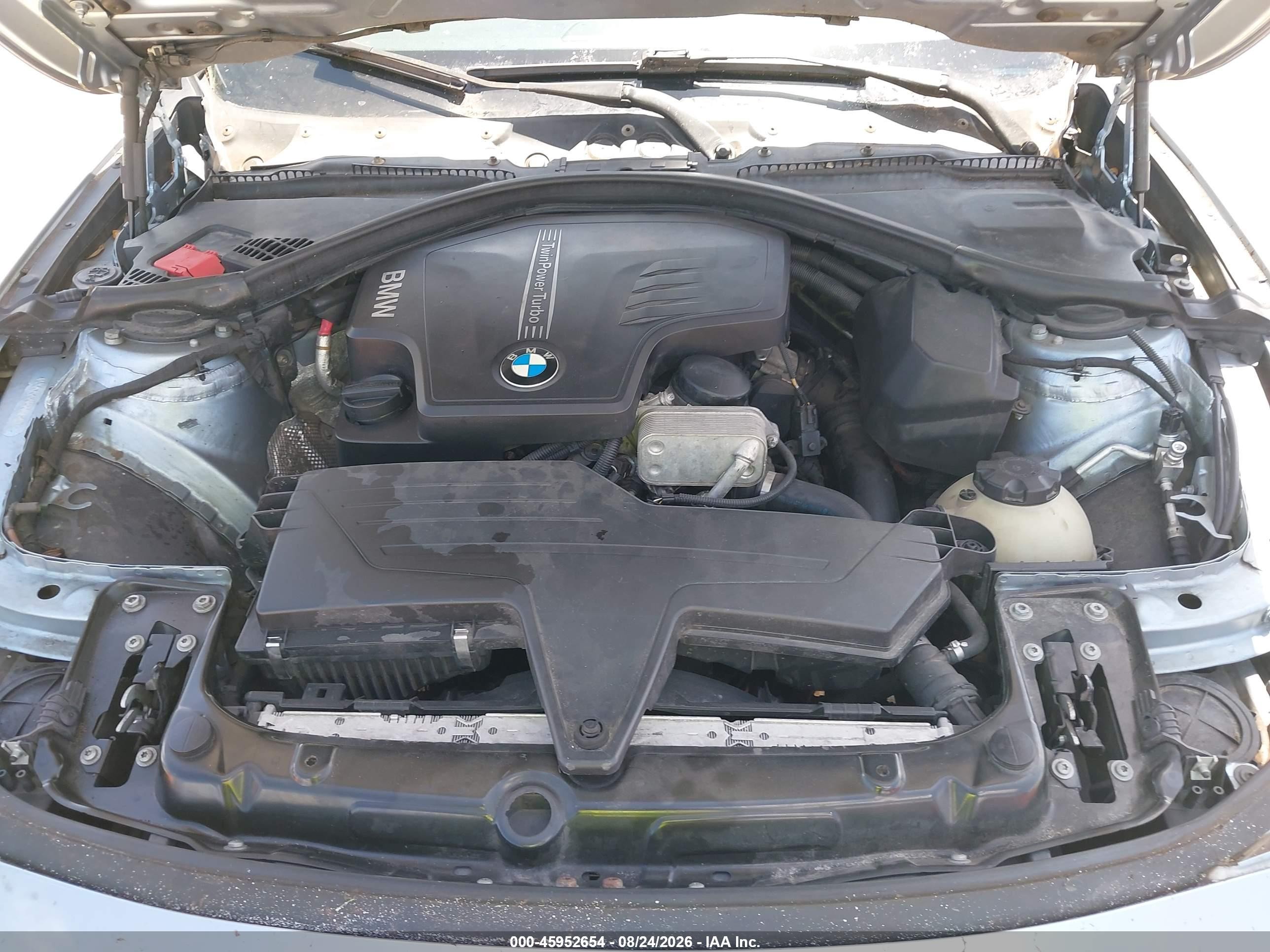 2014 Bmw 320i   Light Blue vin: WBA3B1G52ENS77836