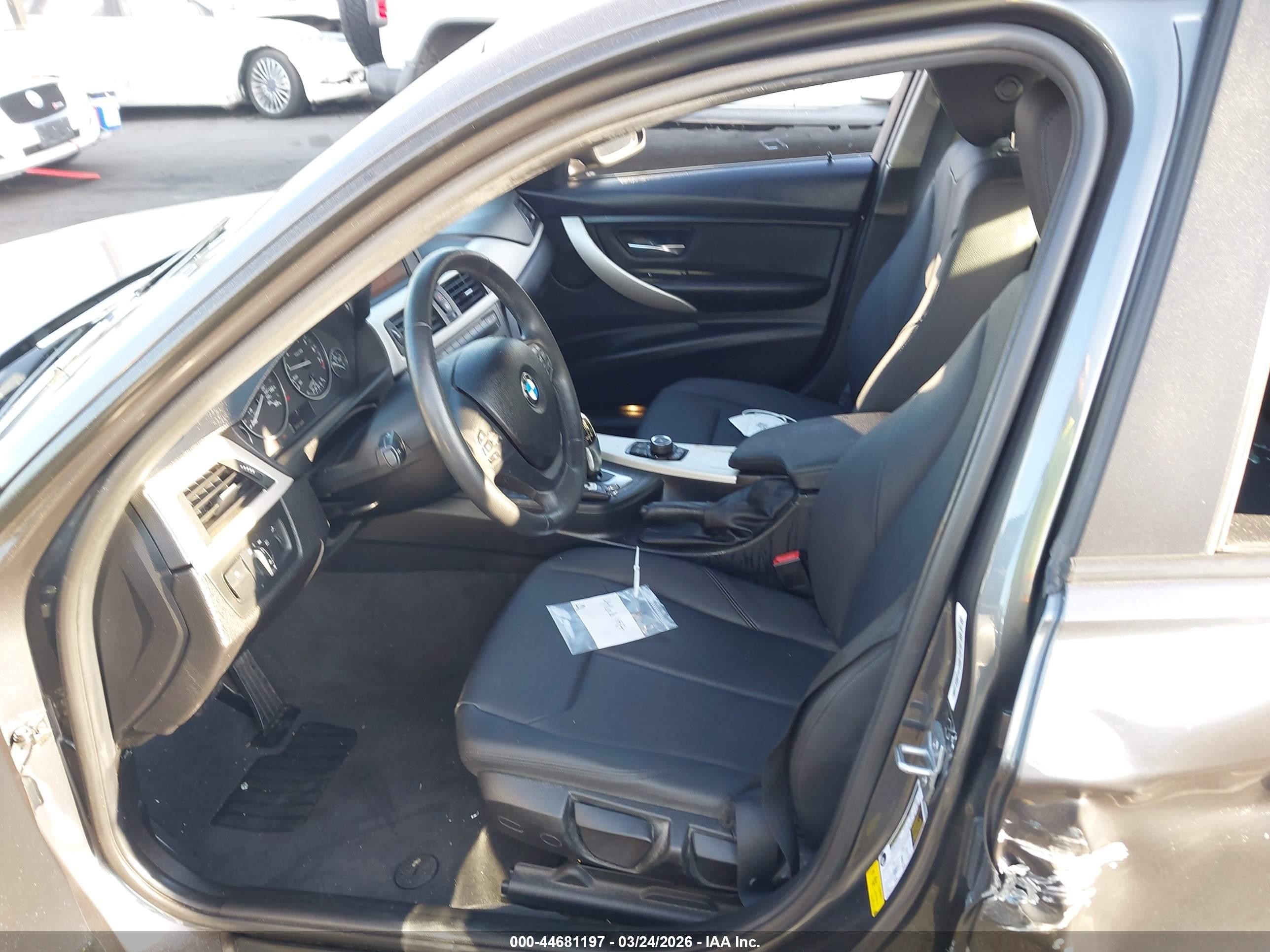 2014 Bmw 320i   Gray vin: WBA3B1G52ENS79876