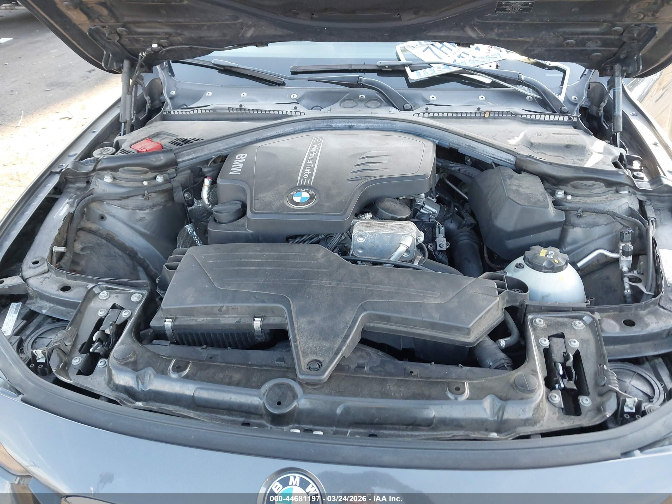2014 Bmw 320i   Gray vin: WBA3B1G52ENS79876