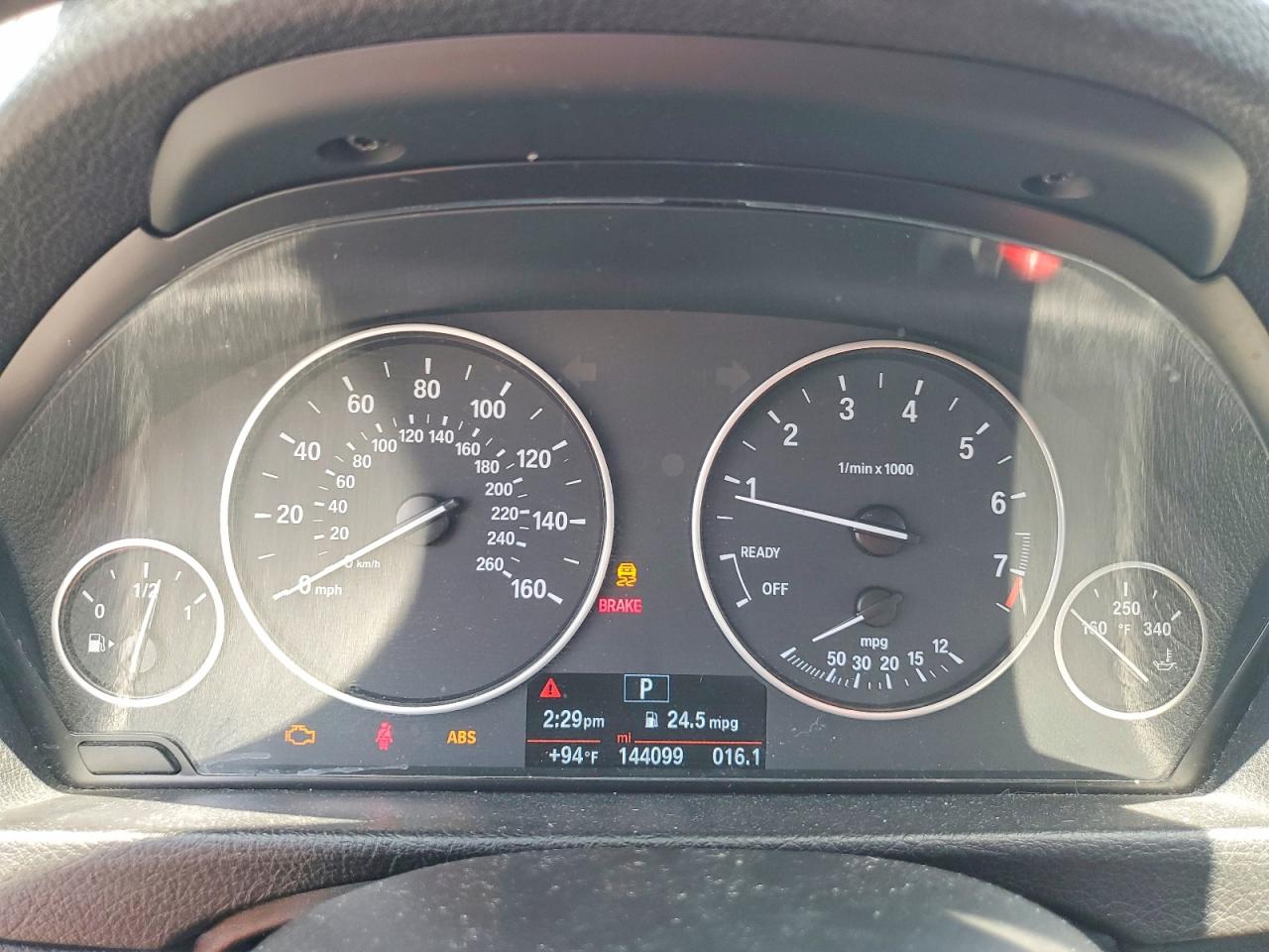 2015 Bmw 320 I Silver vin: WBA3B1G52FNT05667