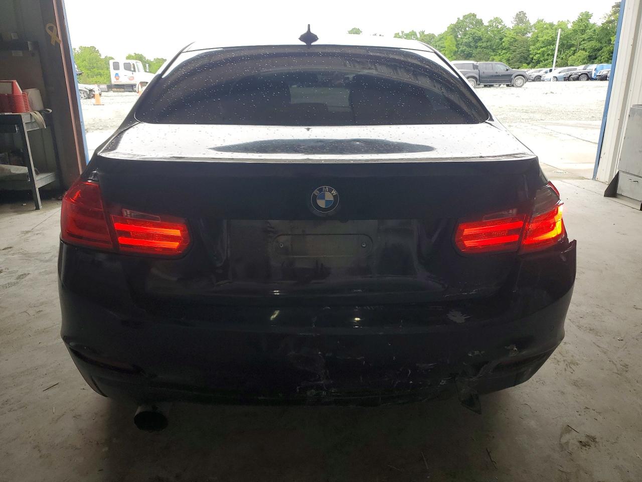 2015 Bmw 320 I Black vin: WBA3B1G52FNT06494