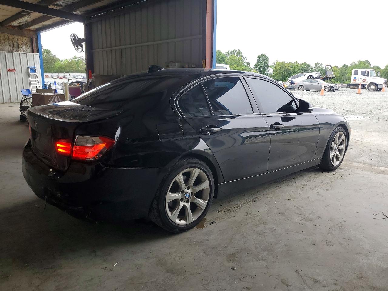2015 Bmw 320 I Black vin: WBA3B1G52FNT06494
