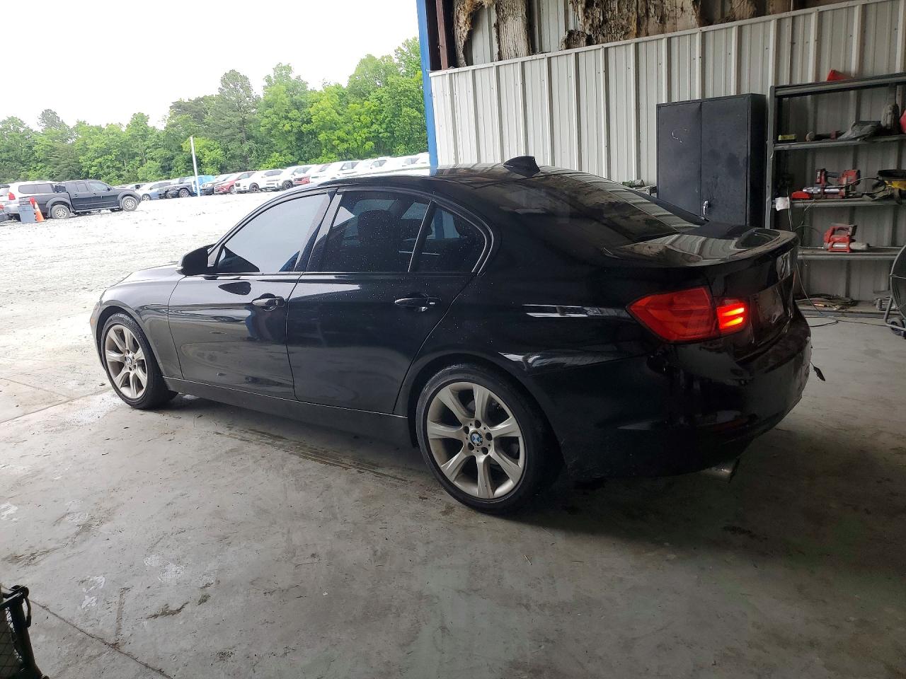 2015 Bmw 320 I Black vin: WBA3B1G52FNT06494