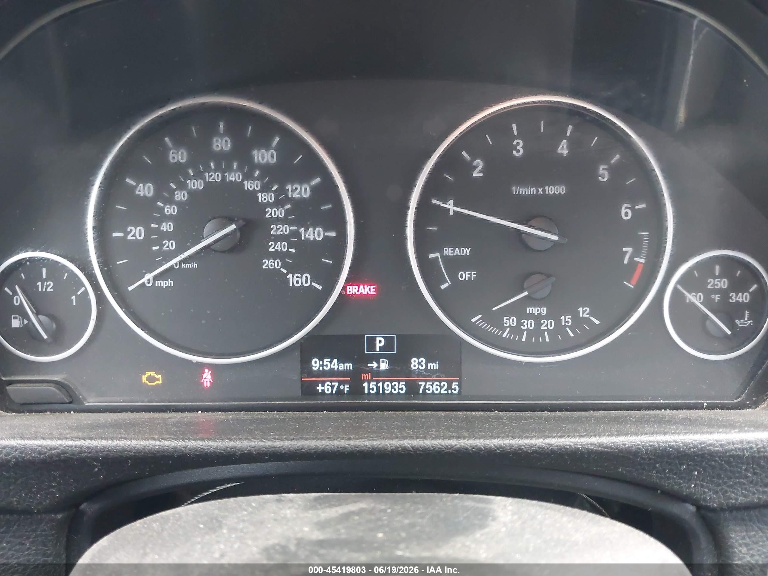 2015 Bmw 320i   White vin: WBA3B1G52FNT07905