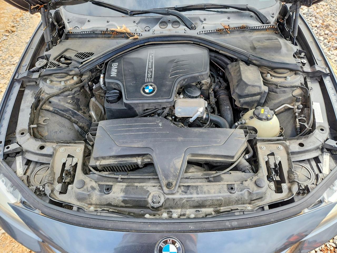 2015 Bmw 320 I Gray vin: WBA3B1G52FNT64086