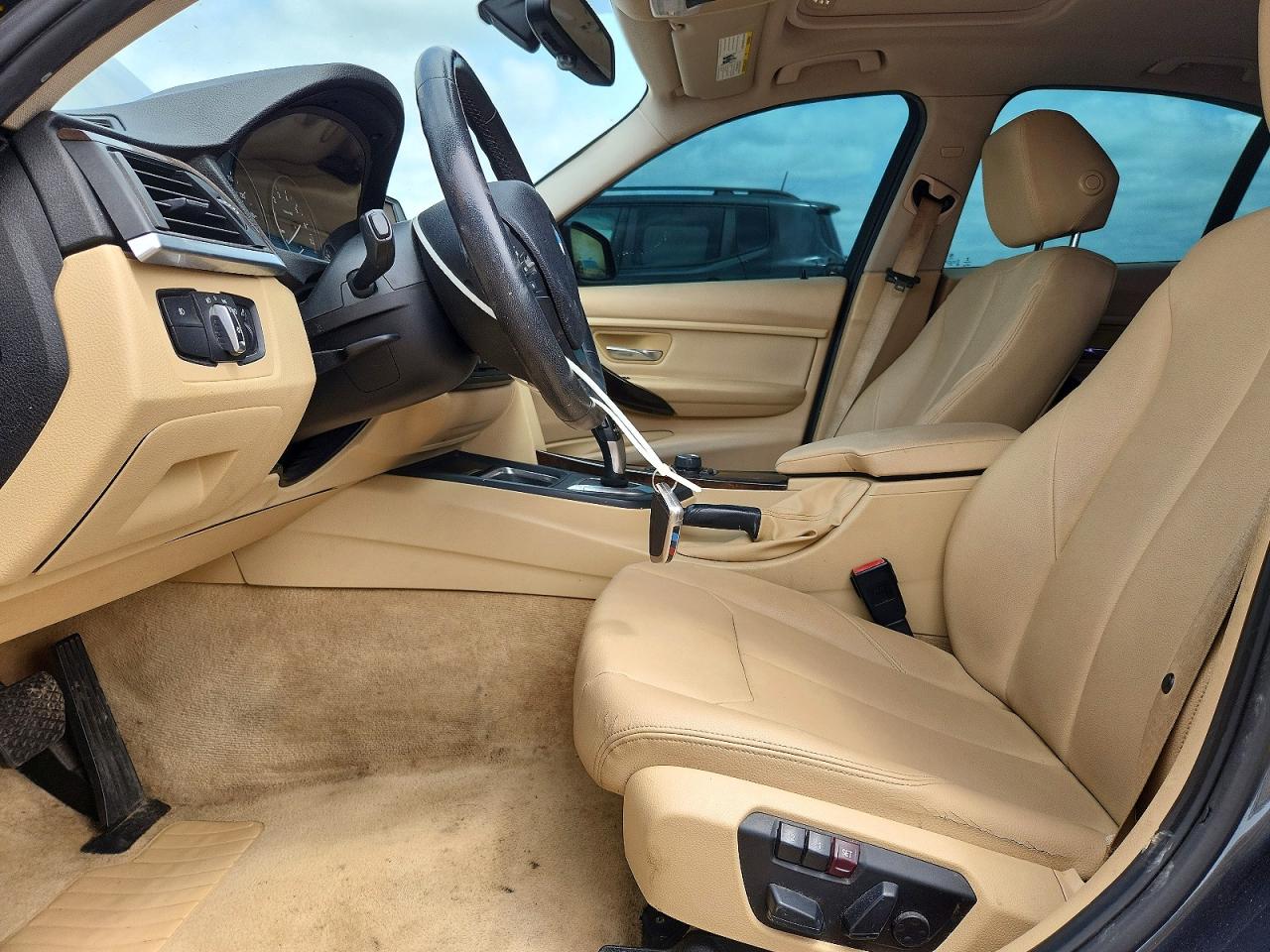2015 Bmw 320 I Gray vin: WBA3B1G52FNT64086