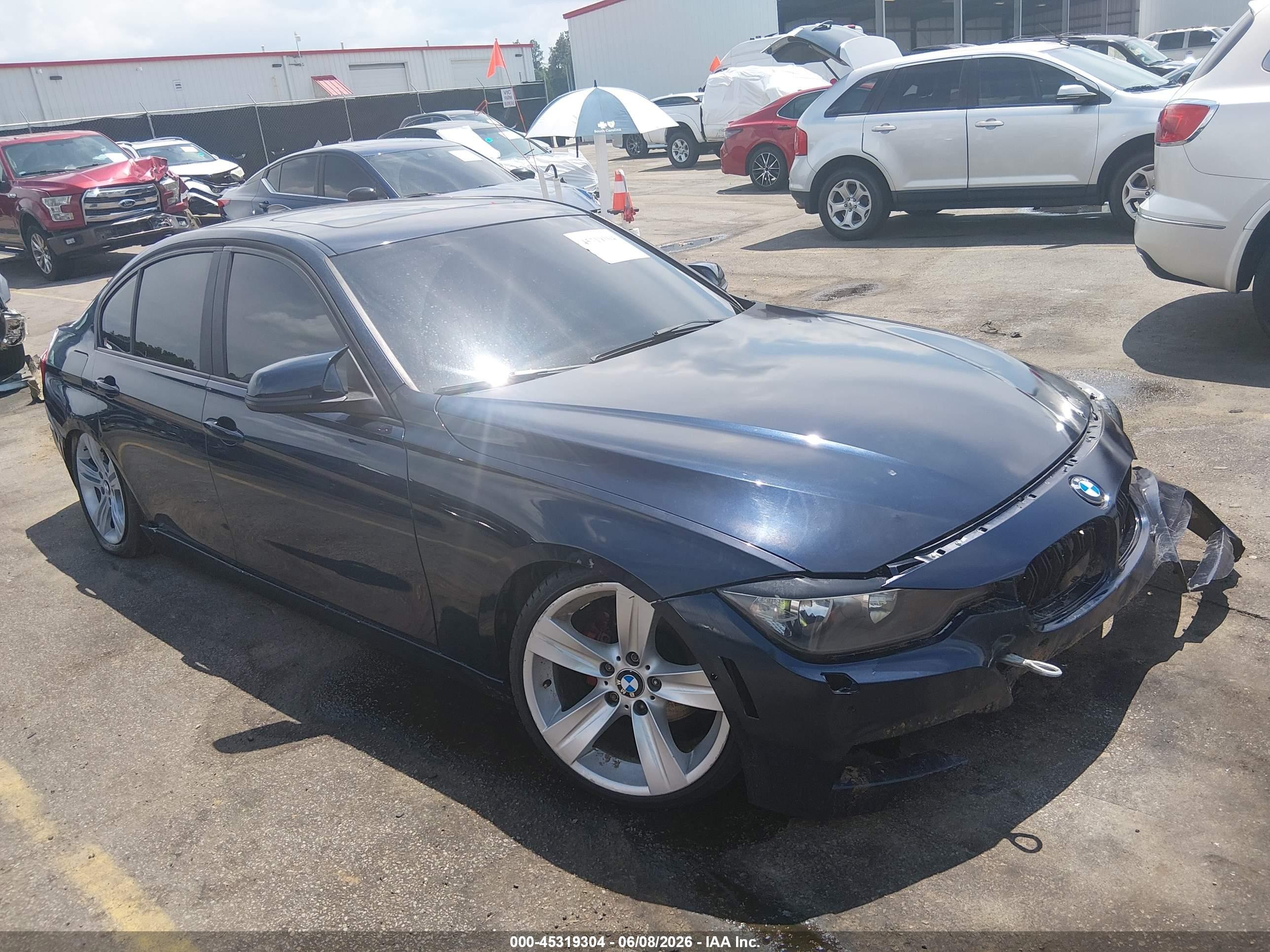 2014 Bmw 320i   Blue vin: WBA3B1G53ENT00380