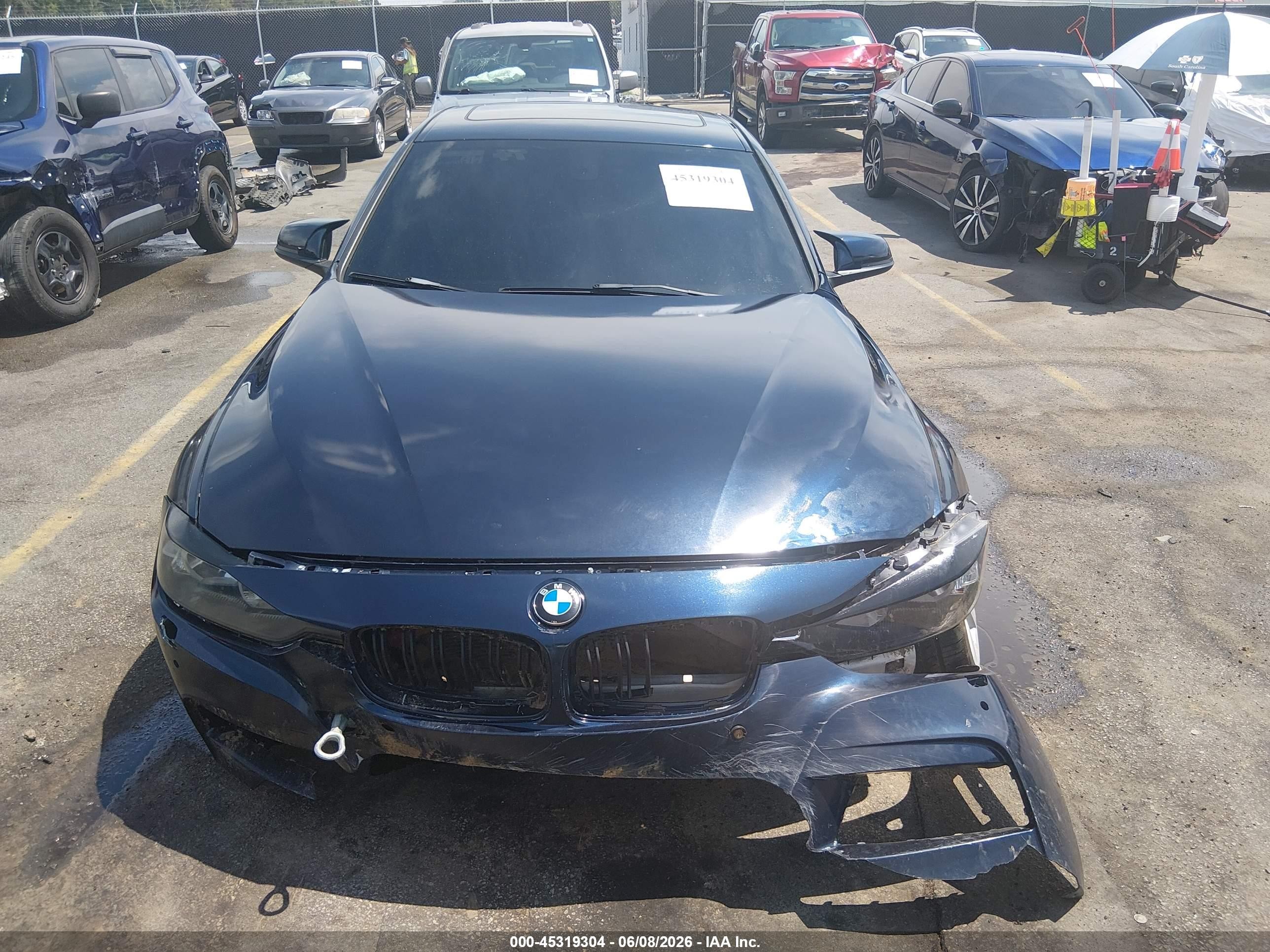2014 Bmw 320i   Blue vin: WBA3B1G53ENT00380