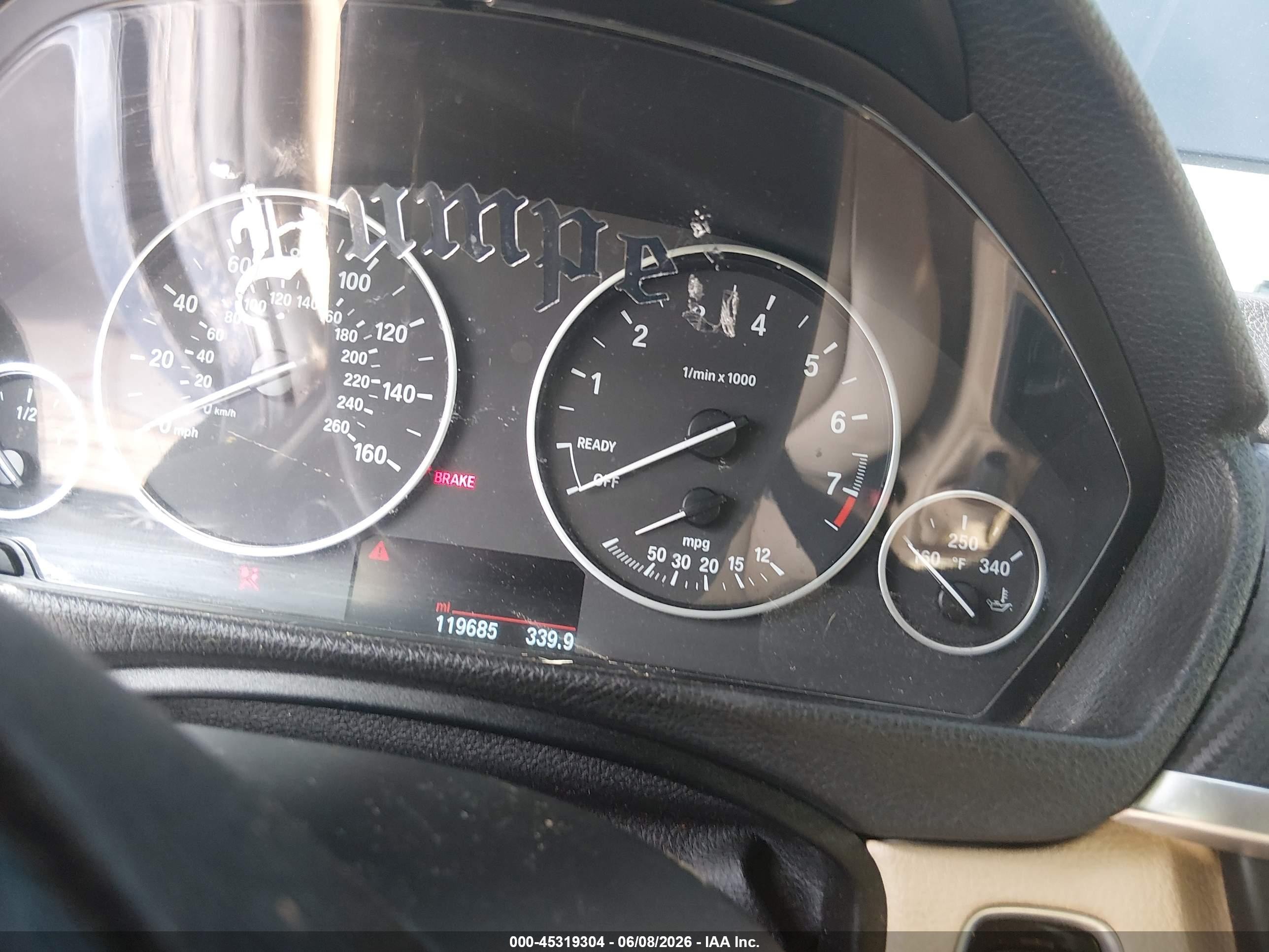 2014 Bmw 320i   Blue vin: WBA3B1G53ENT00380