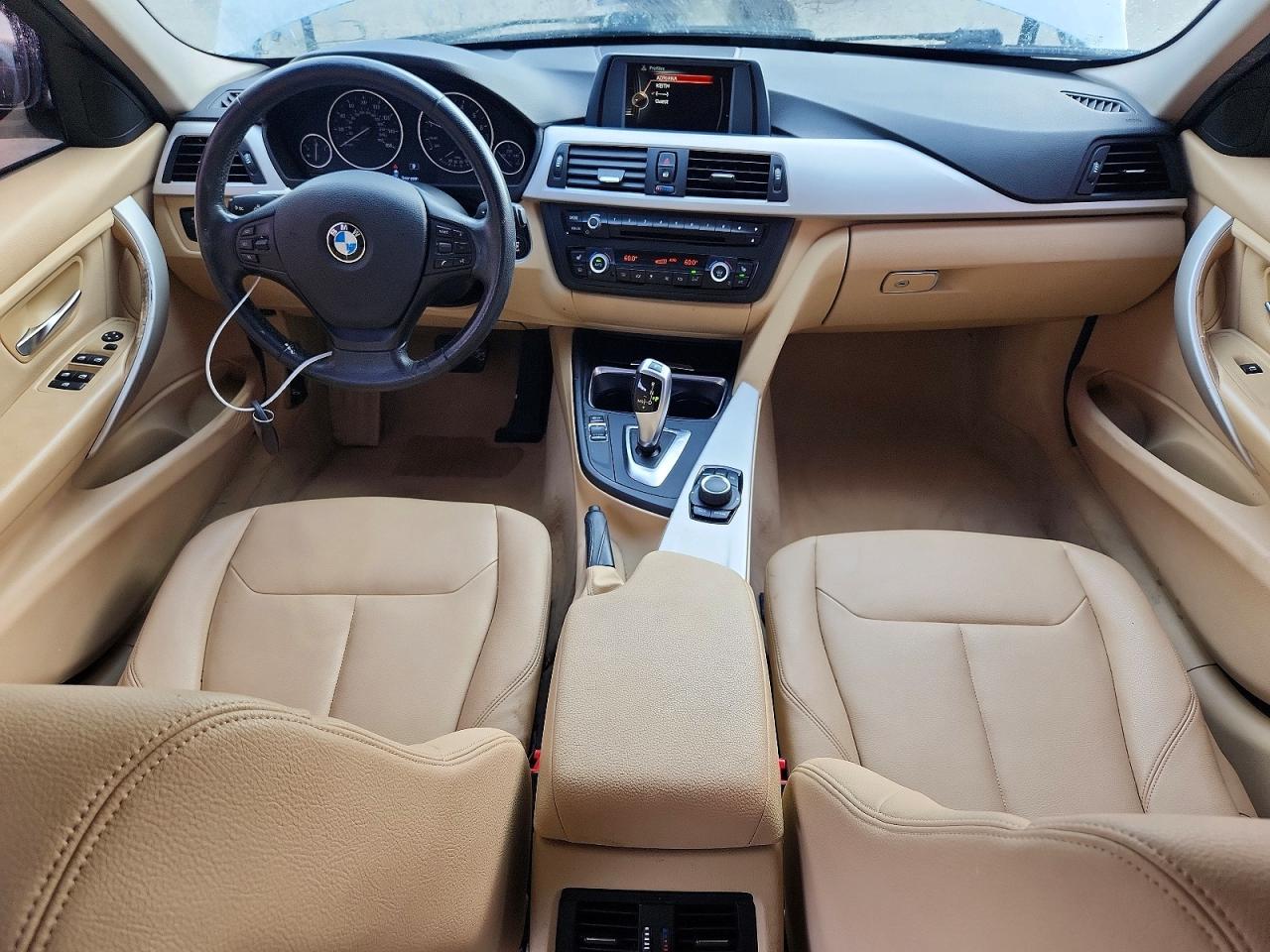 2015 Bmw 320 I White vin: WBA3B1G53FNT63643
