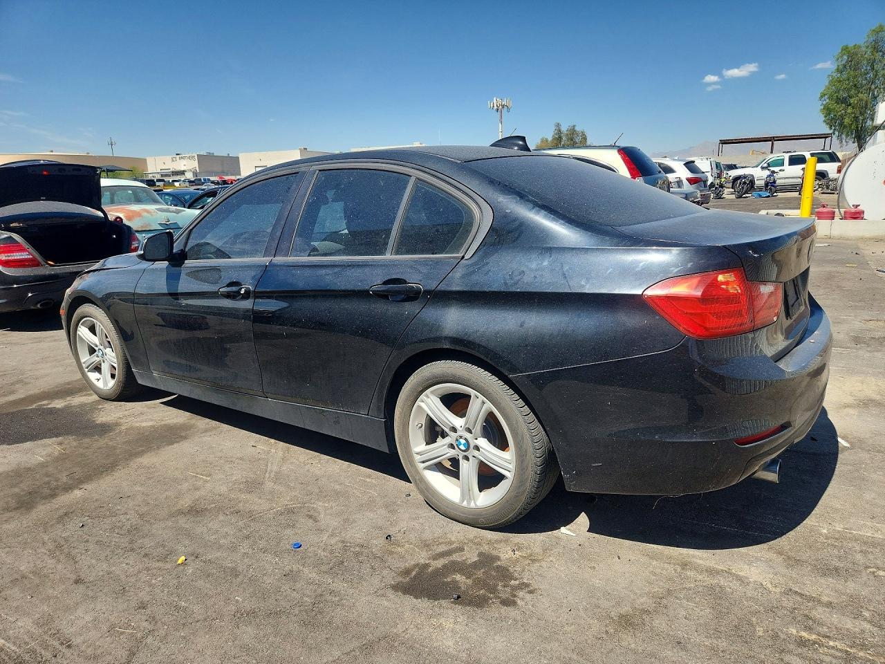 2015 Bmw 320 I Black vin: WBA3B1G54FNT04228