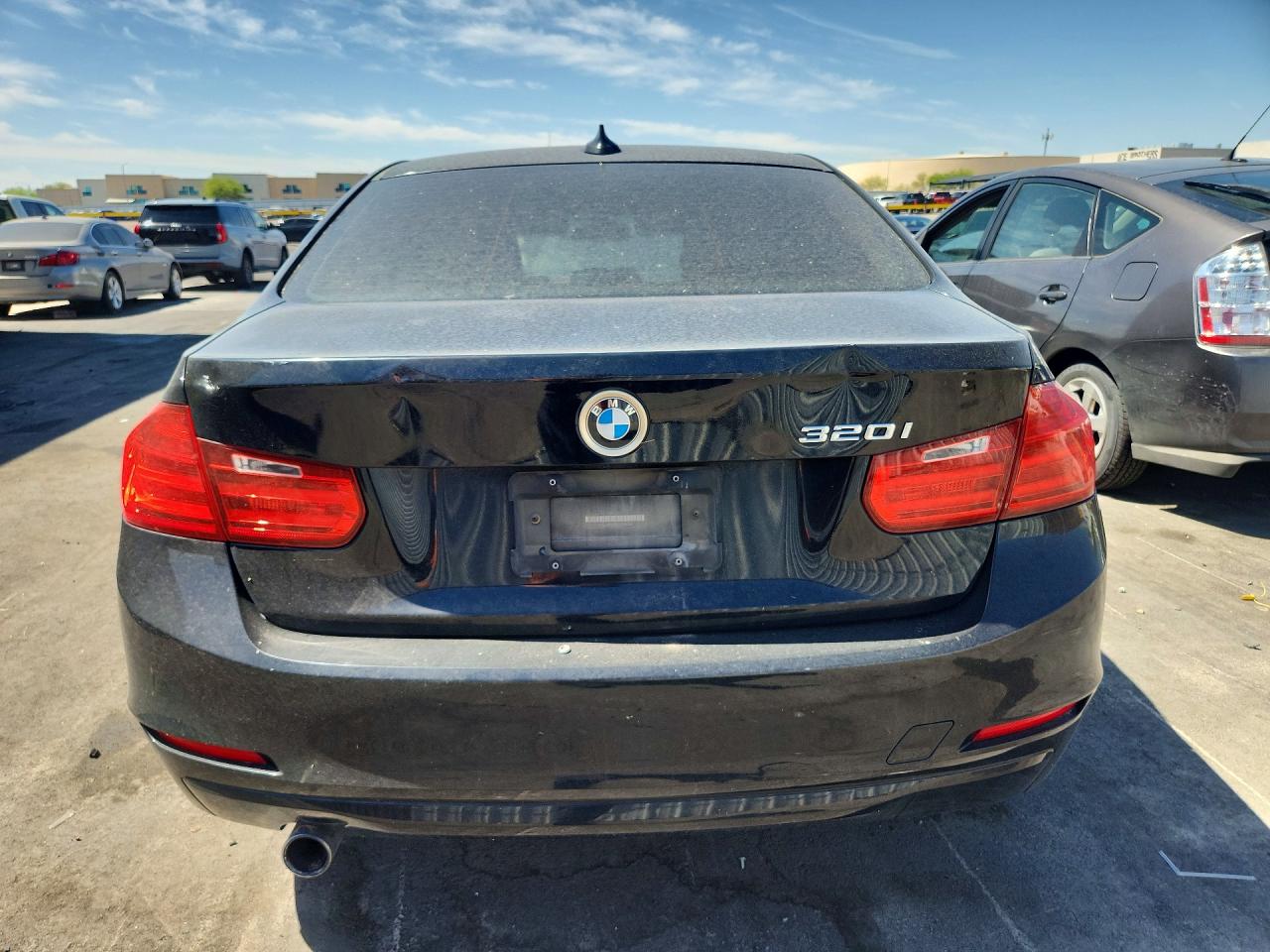 2015 Bmw 320 I Black vin: WBA3B1G54FNT04228