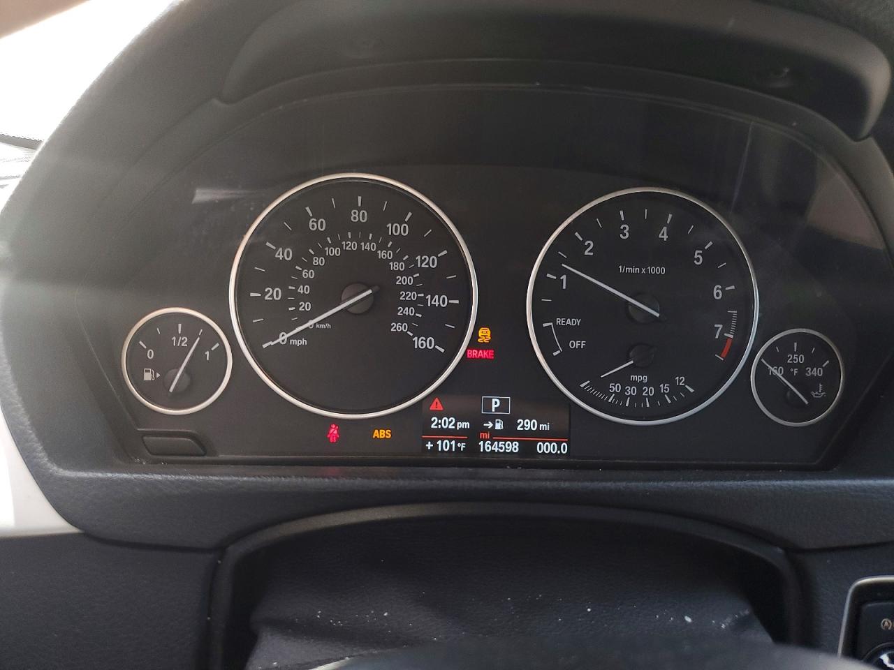2014 Bmw 320 I Black vin: WBA3B1G55ENS78561