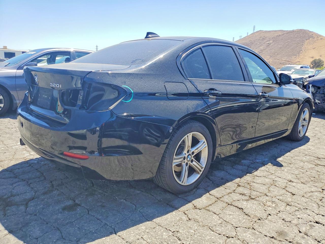 2014 Bmw 320 I Black vin: WBA3B1G55ENS78561