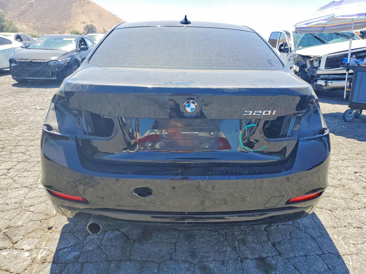2014 Bmw 320 I Black vin: WBA3B1G55ENS78561