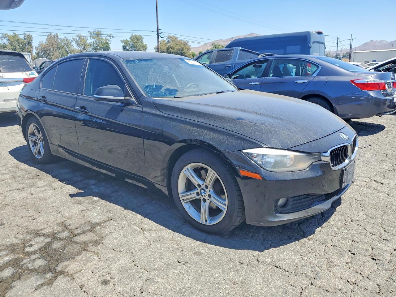 2014 Bmw 320 I Black vin: WBA3B1G55ENS78561