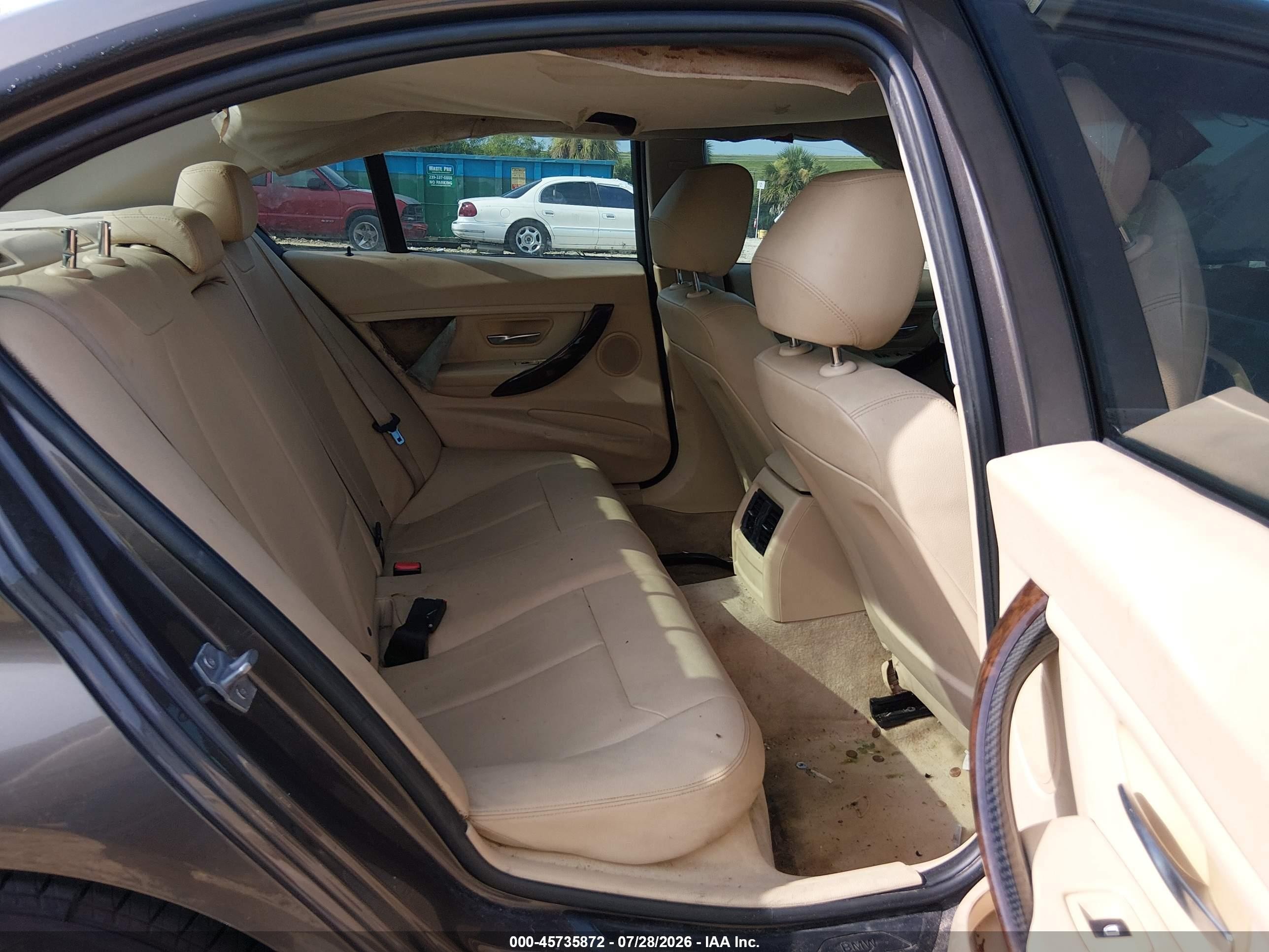 2014 Bmw 320i   Gray vin: WBA3B1G55ENT00526