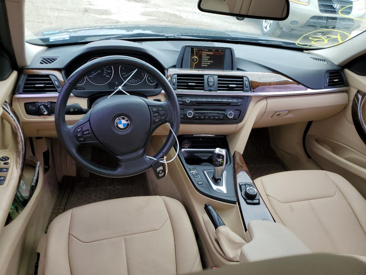 2014 Bmw 320 I Blue vin: WBA3B1G55ENT01014
