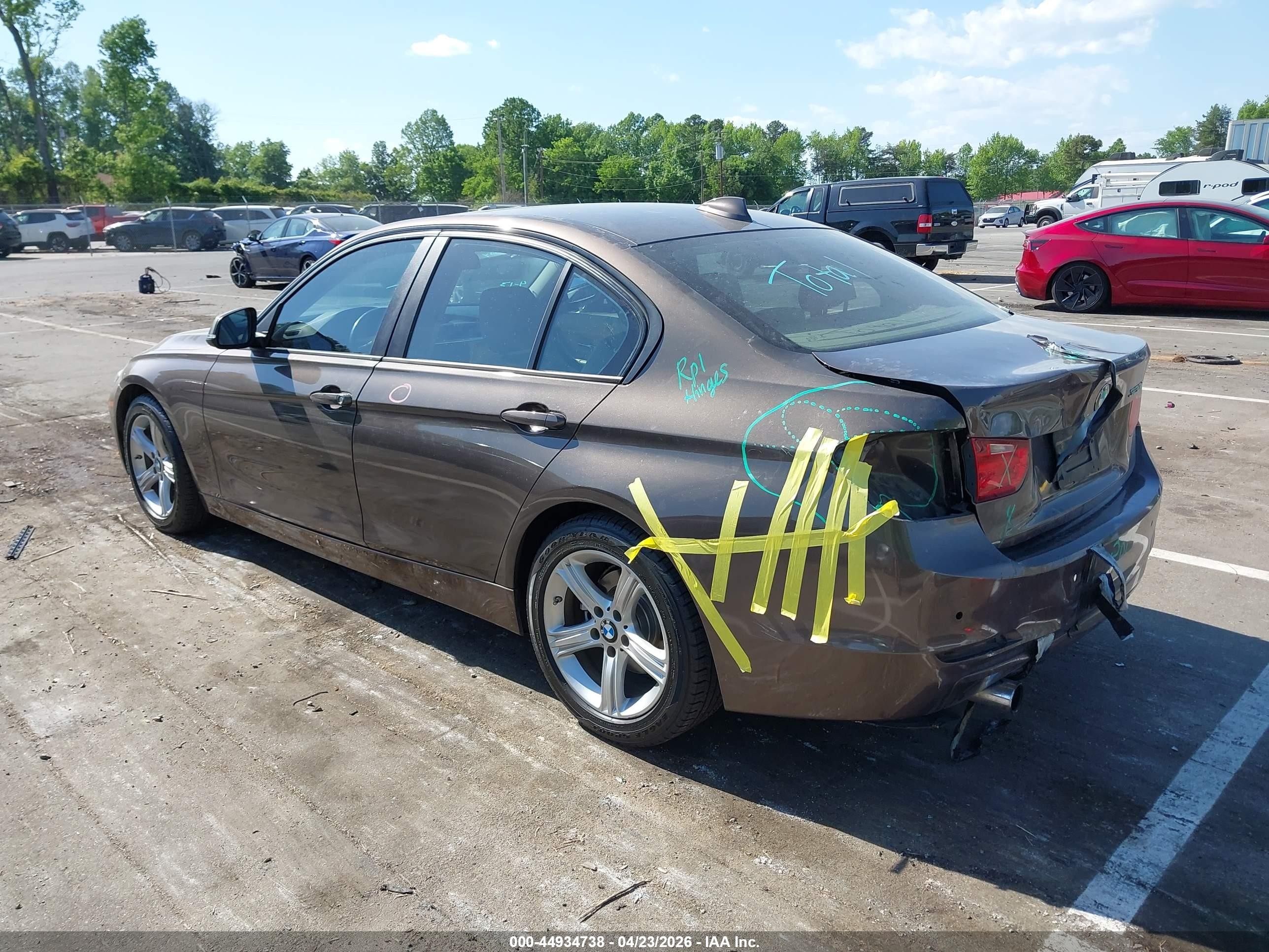 2015 Bmw 320i   Brown vin: WBA3B1G55FNT03296