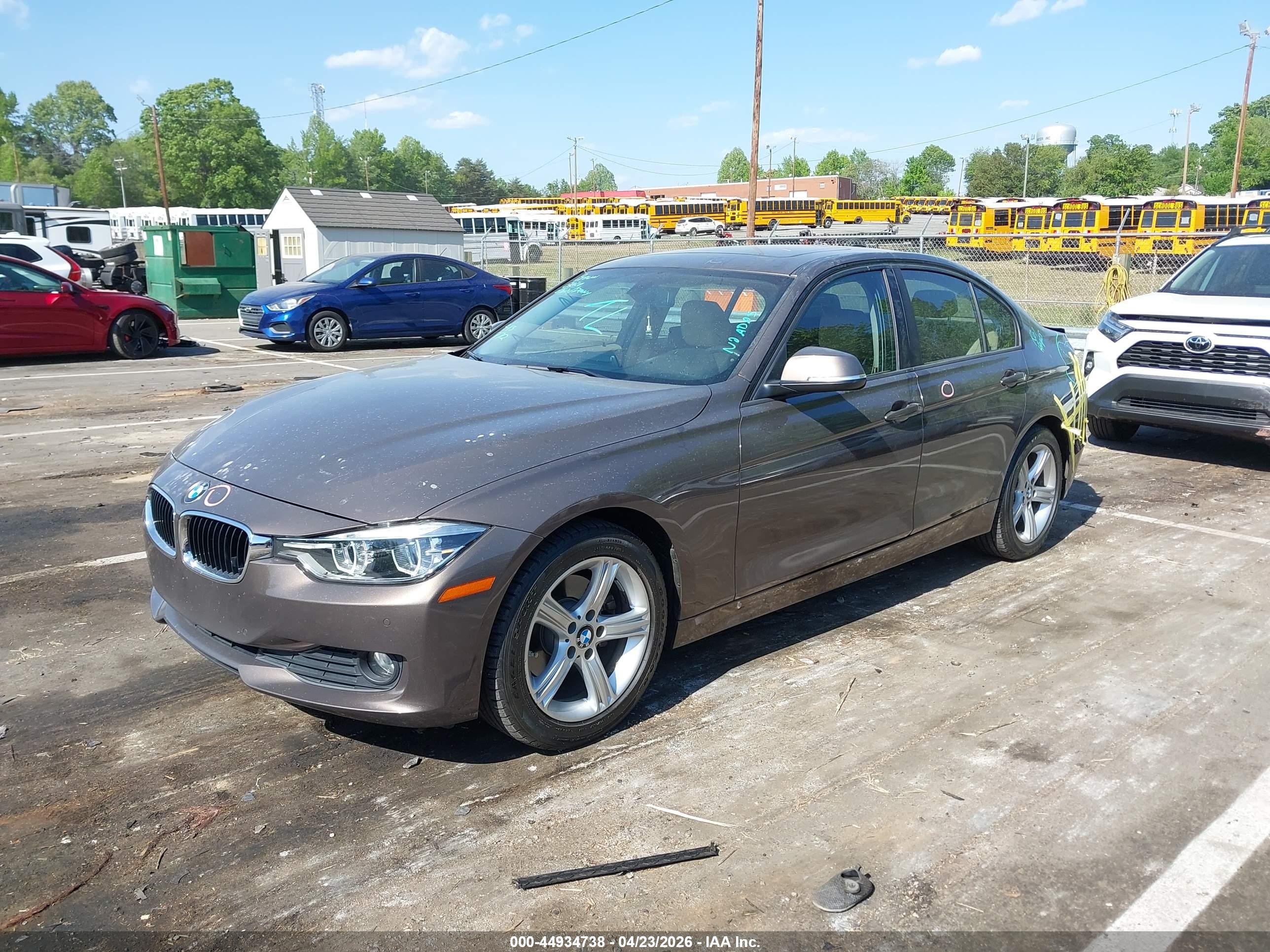 2015 Bmw 320i   Brown vin: WBA3B1G55FNT03296