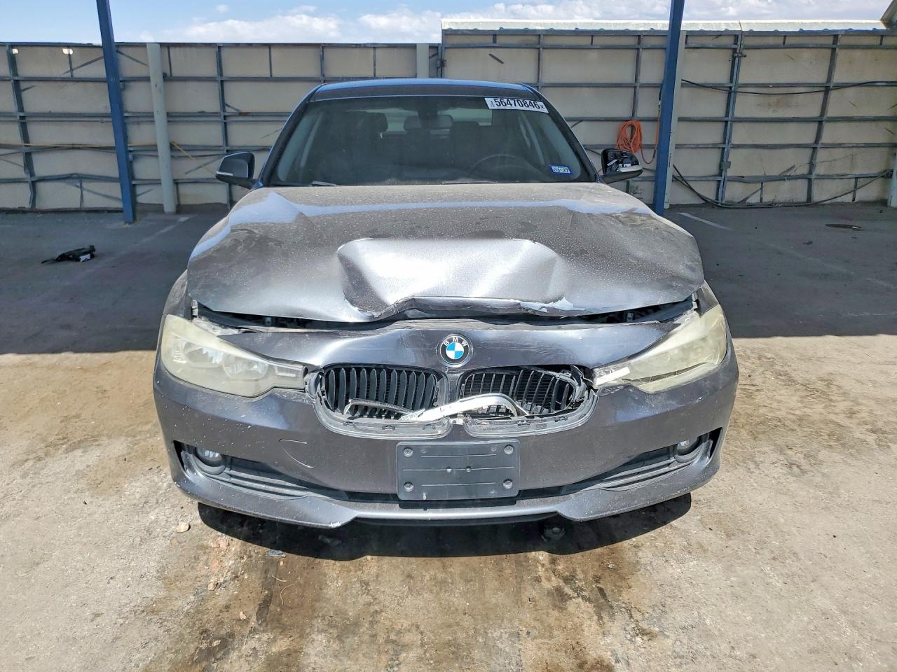 2015 Bmw 320 I Gray vin: WBA3B1G55FNT03556