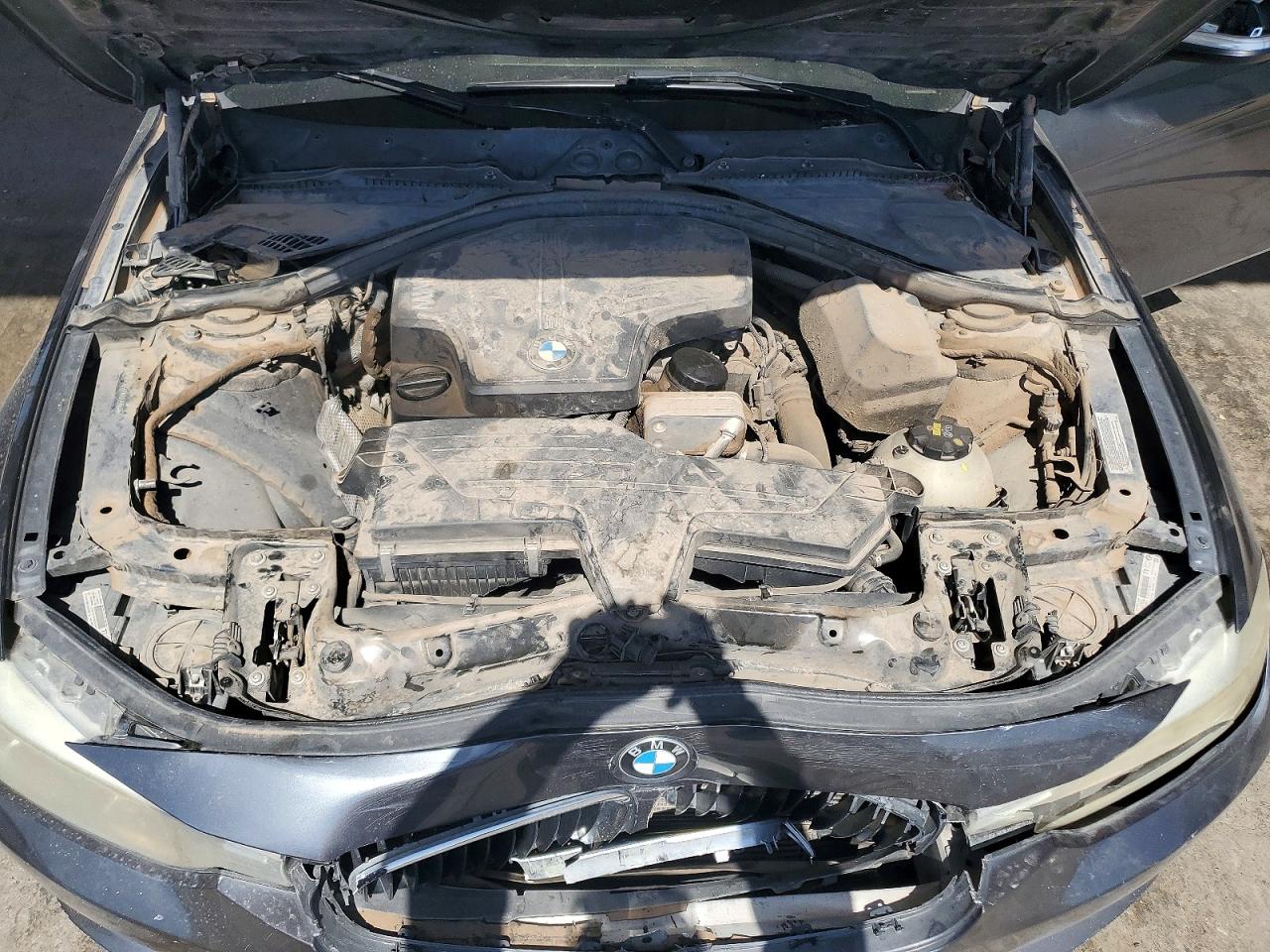 2015 Bmw 320 I Gray vin: WBA3B1G55FNT03556